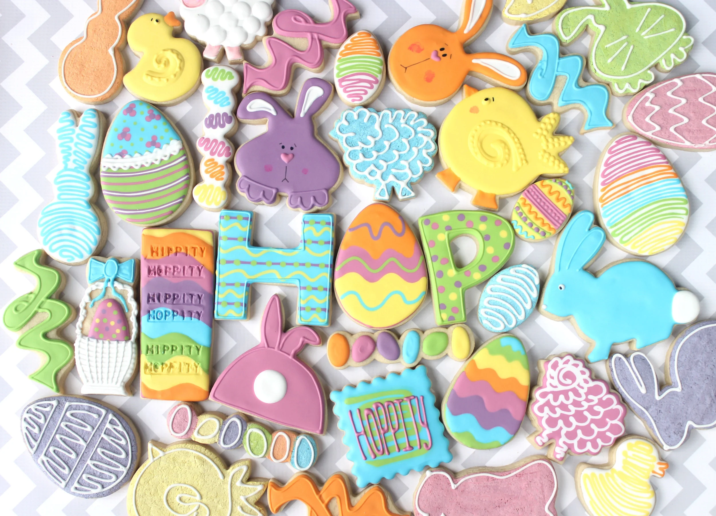 Hippity Hoppity Easter Decorated Cookie Collection