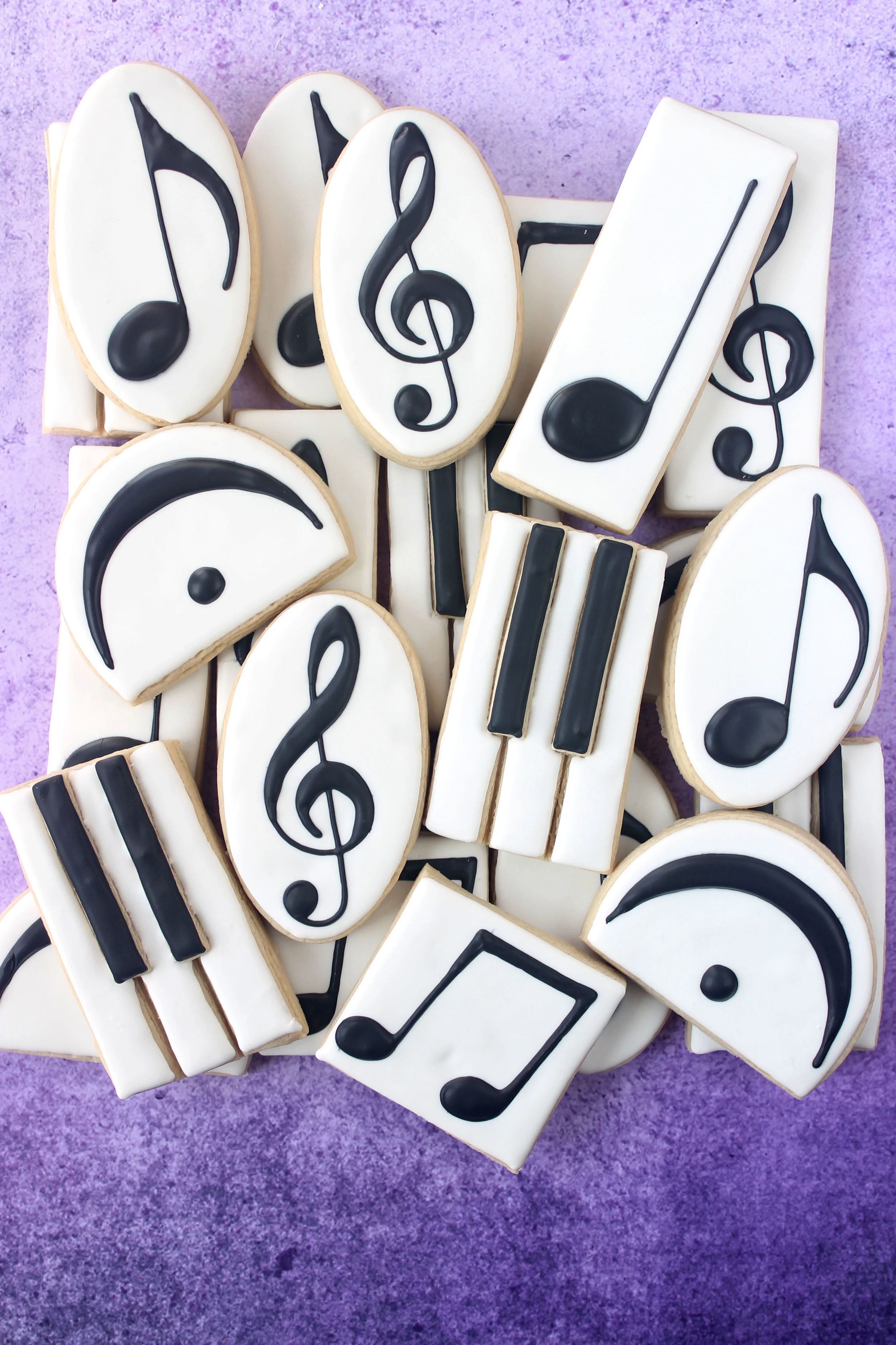 Music Symbol Decorated Cookie Collection