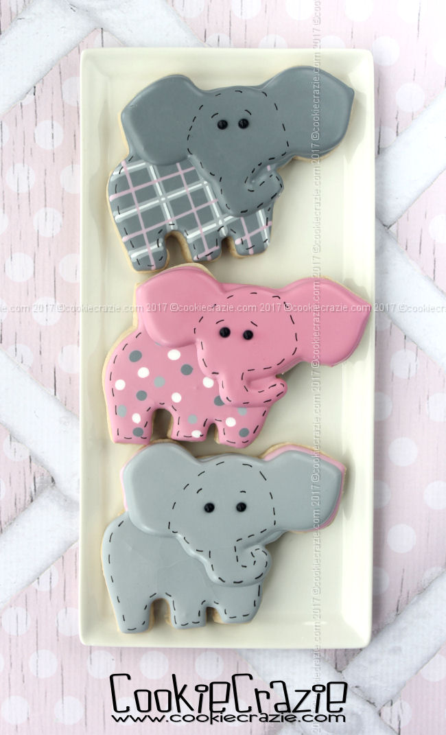 Elephant Themed Baby Girl Shower Decorated Cookie Collection Cookiecrazie Elephant Themed Baby Girl Shower Decorated Cookie Collection Cookiecrazie