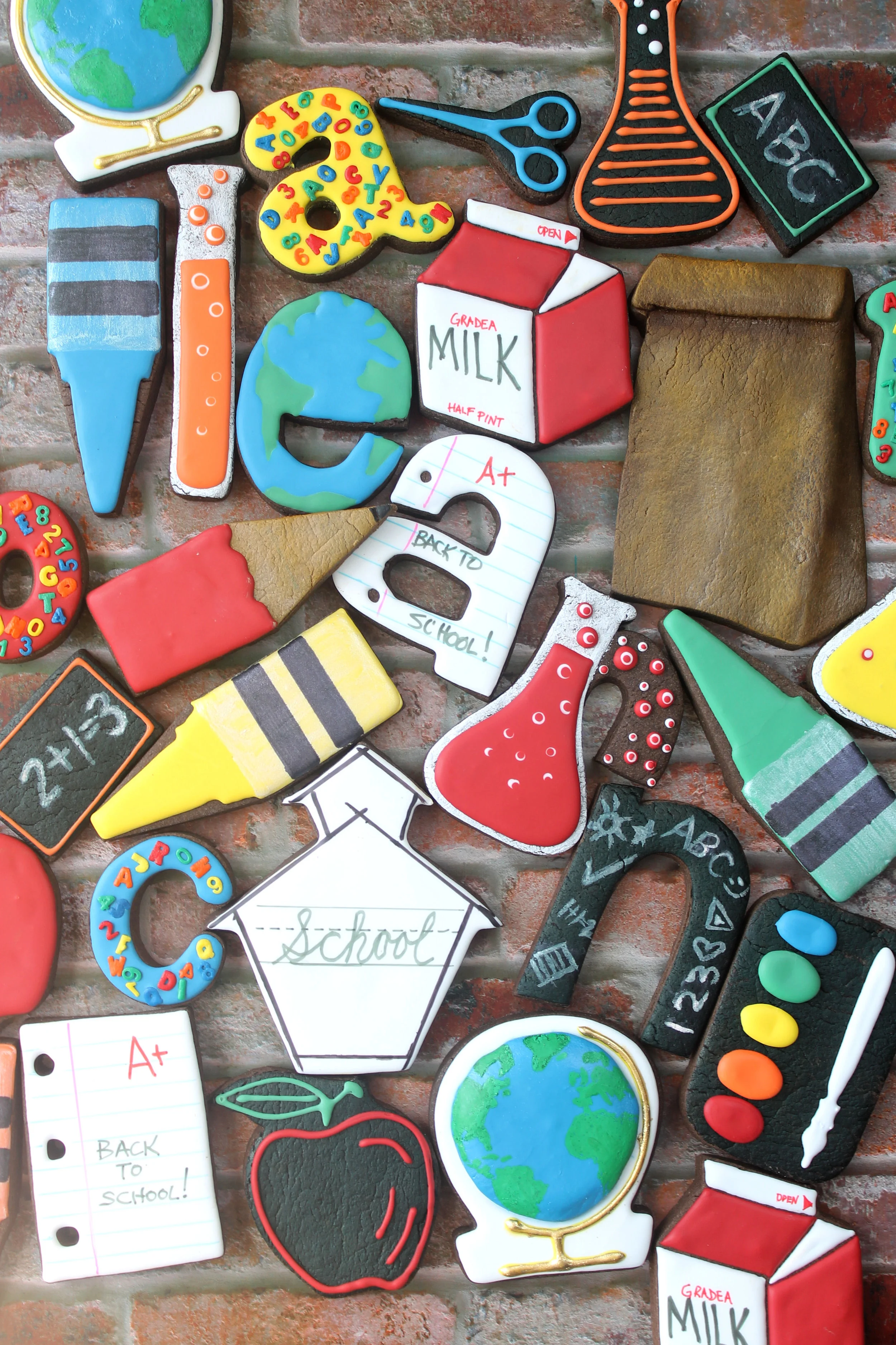 Back To School 2017 Decorated Cookie Collection