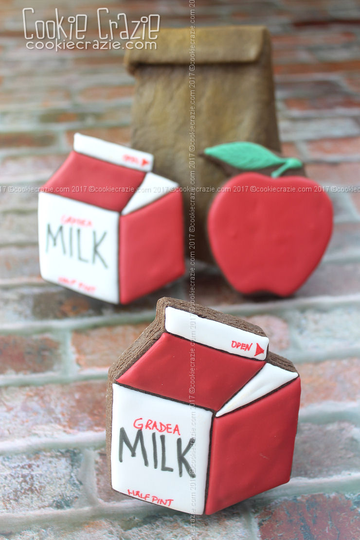   Half Pint Milk Carton Decorated Cookies (Tutorial)  