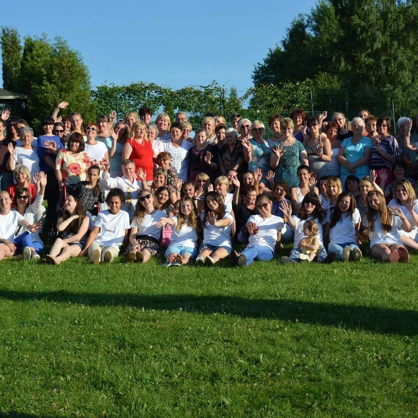  The entire women's camp crew together! 