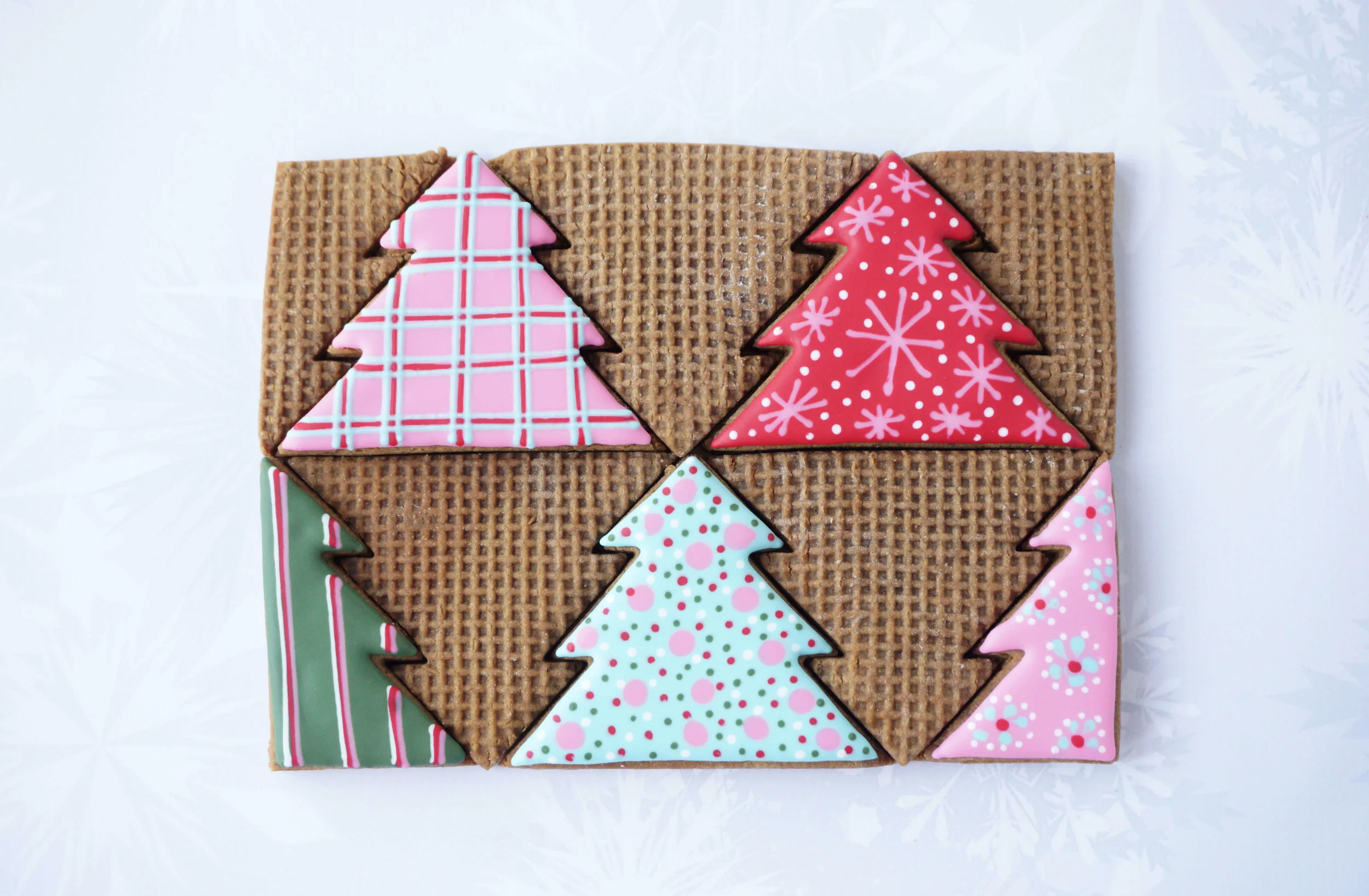 Gingerbread Christmas Tree Quilt Decorated Cookie Collection