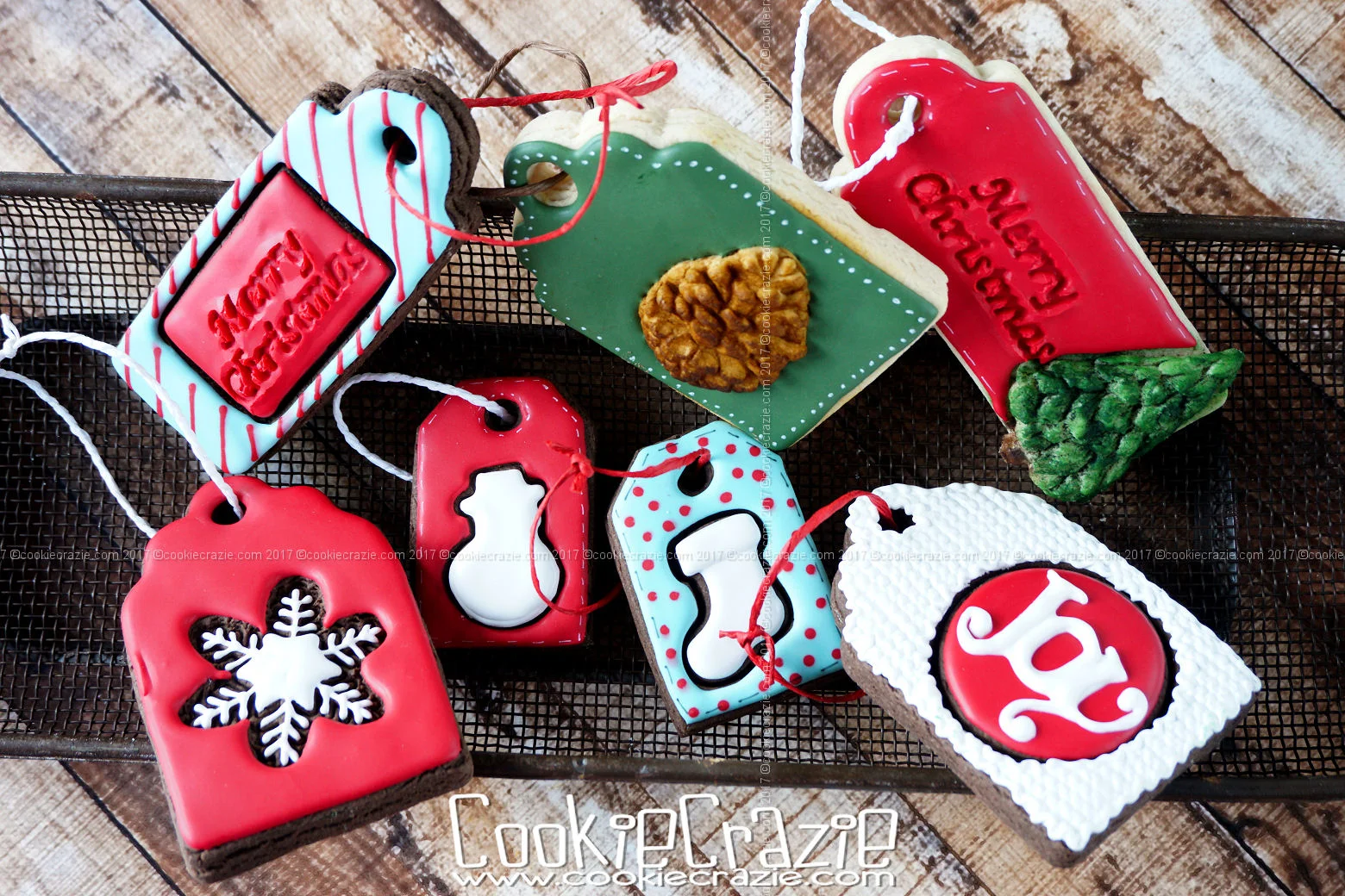 Merry & Bright Christmas Decorated Sugar Cookie Collection — CookieCrazie