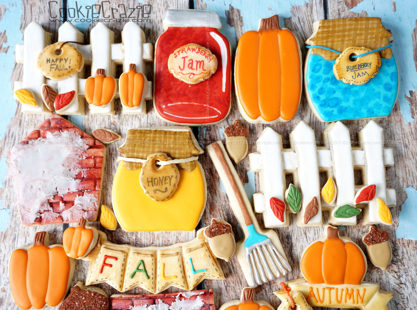   Celebrating Fall Decorated Cookie Collection  