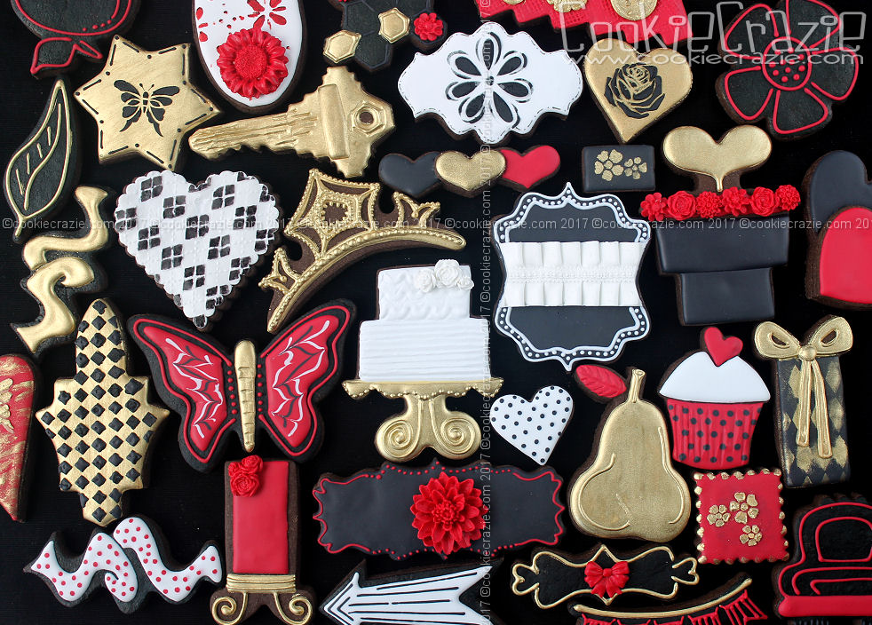   Make them BOLD with Red and Gold Cookie Collection  