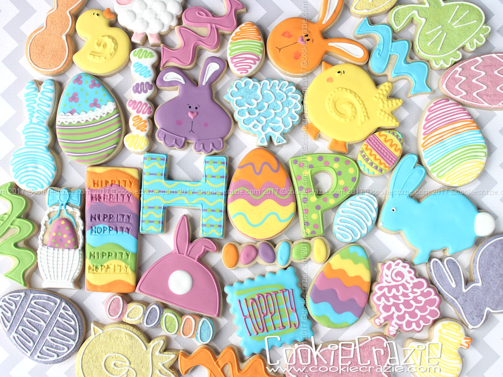   Hippity Hoppity Easter Decorated Cookie Collection  