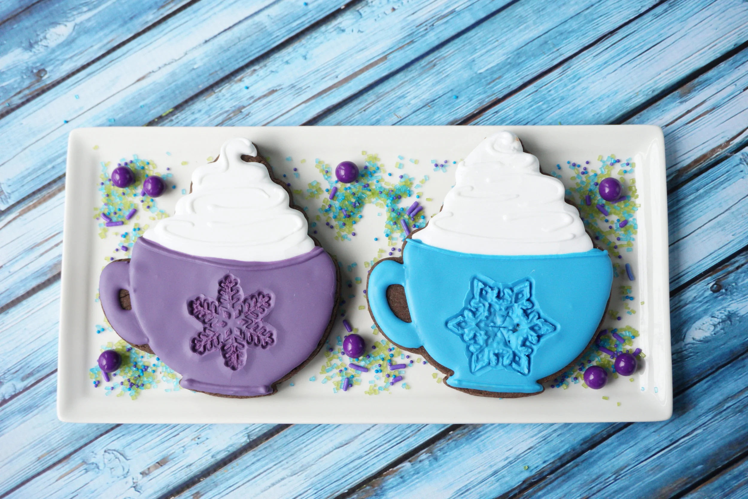 Hot Cocoa Mug Decorated Cookie (Tutorial)