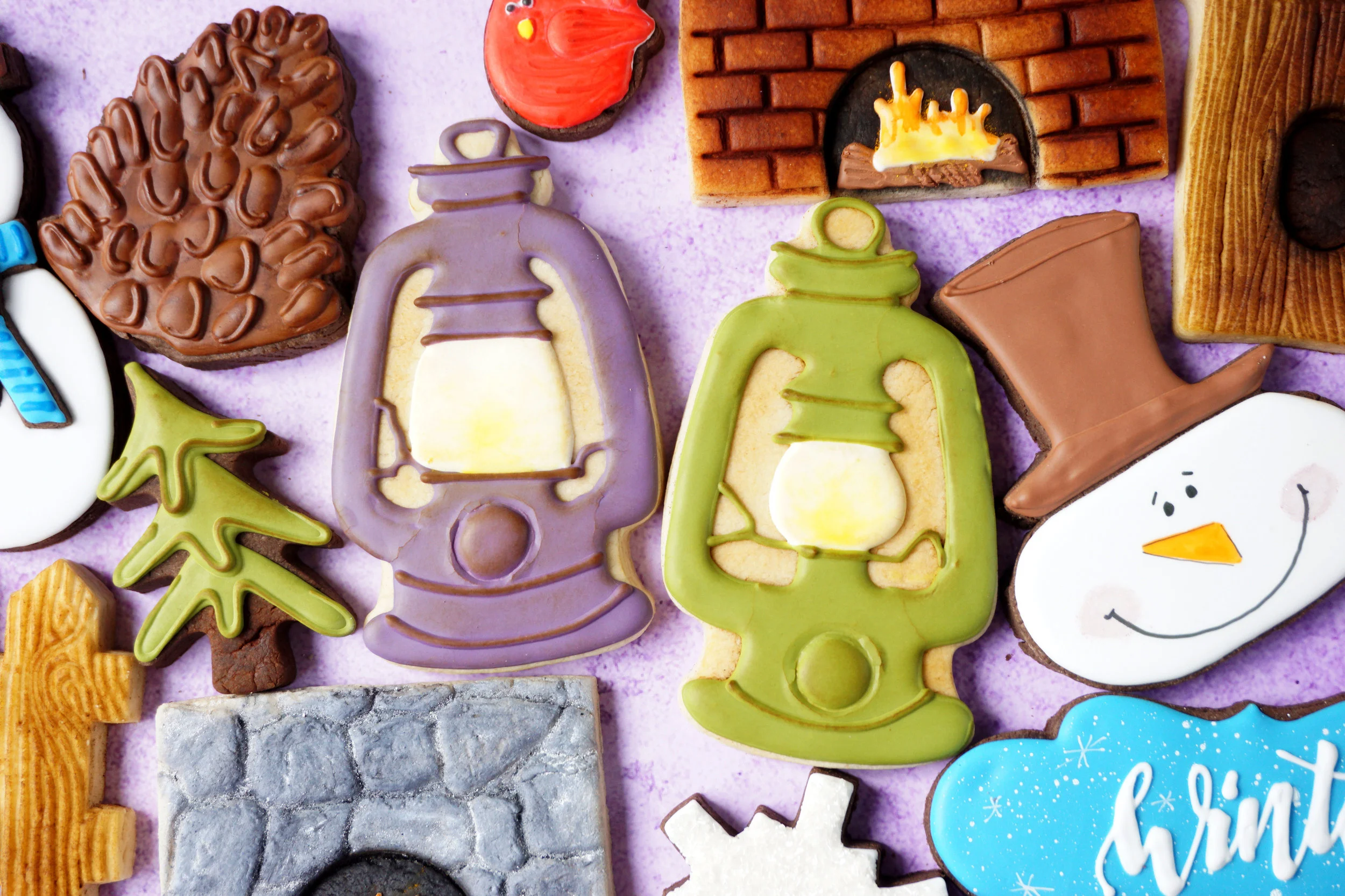 Lantern Decorated Cookies (Tutorial)