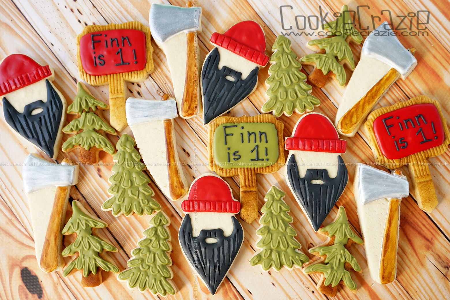   Lumberjack Cookie Cupcake Picks &nbsp;Blog Post found  HERE     