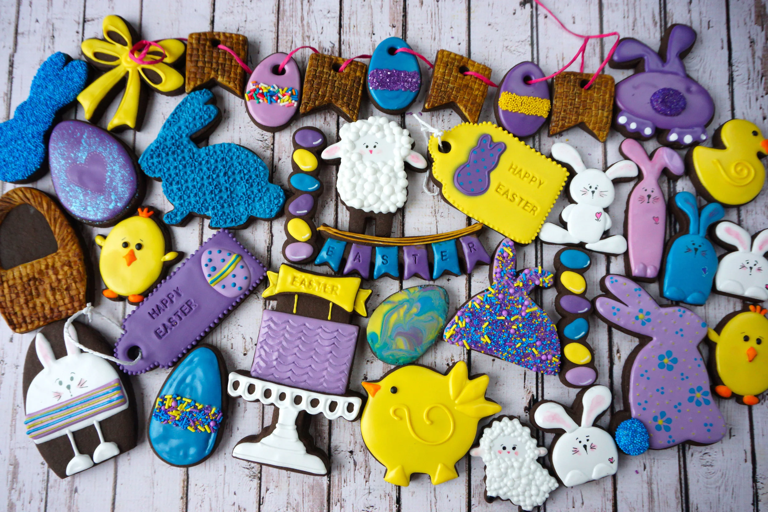 Happy Easter 2018 Decorated Cookie Collection