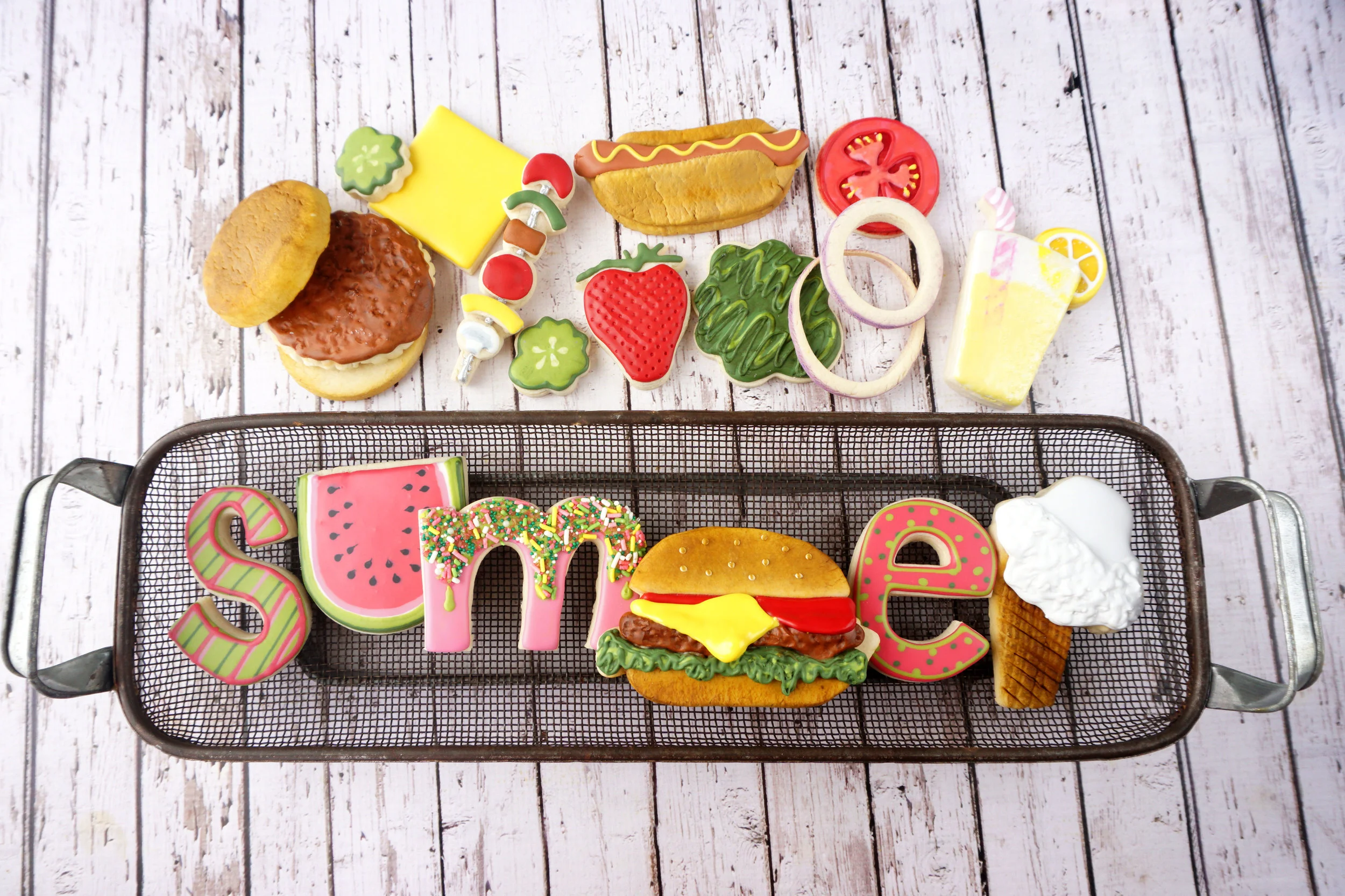 Summer YUM Decorated Sugar Cookie Collection
