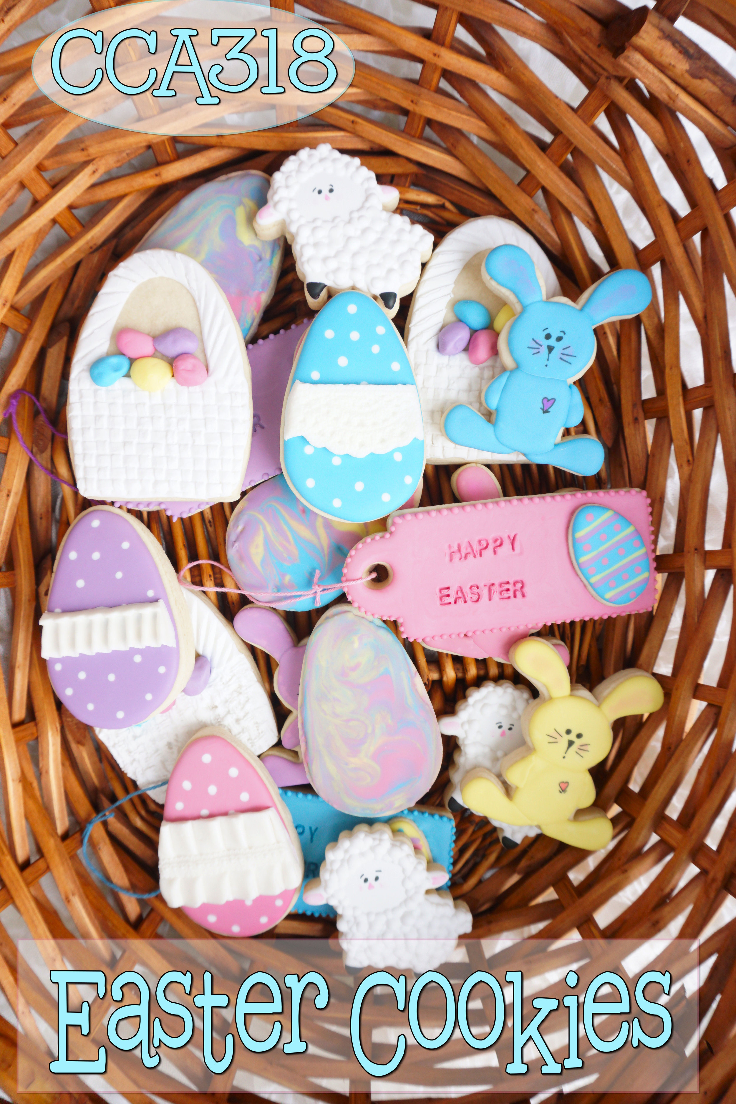 CCA318: Easter Cookies Online Decorating Class - March 2018