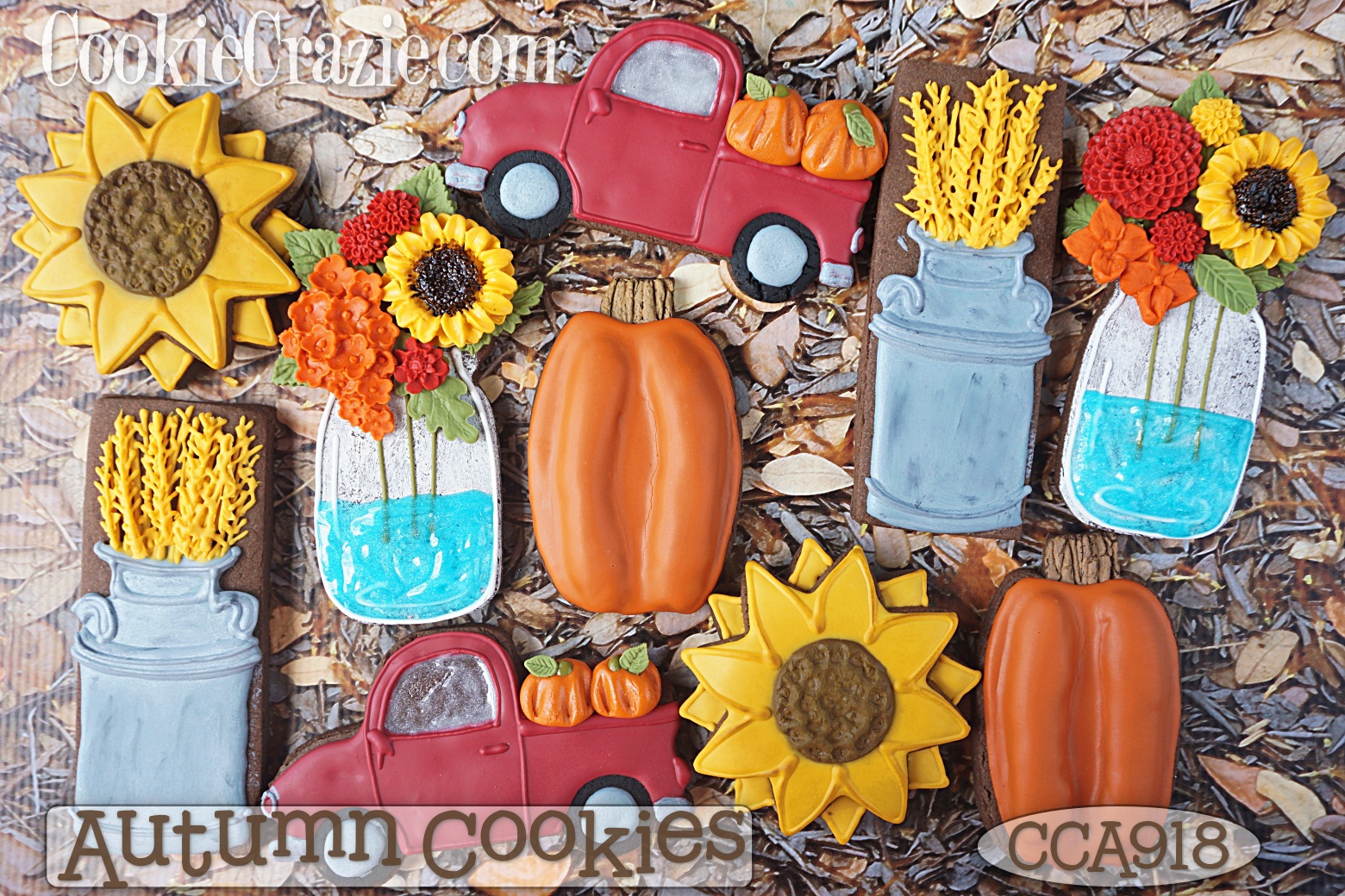 CCA918: Autumn Cookies Online Decorating Class - September 2018