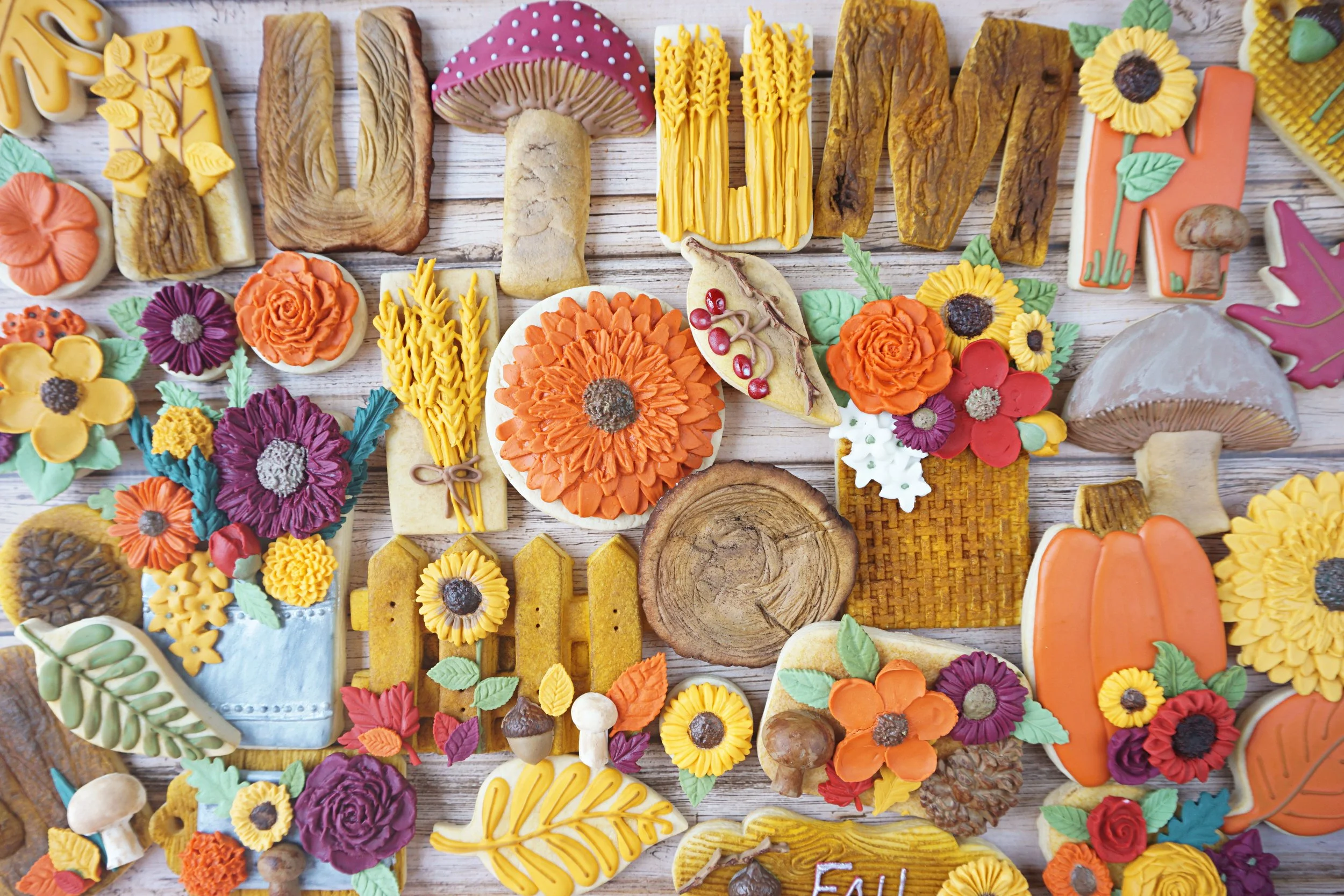 Woodland Fall Decorated Cookie Collection
