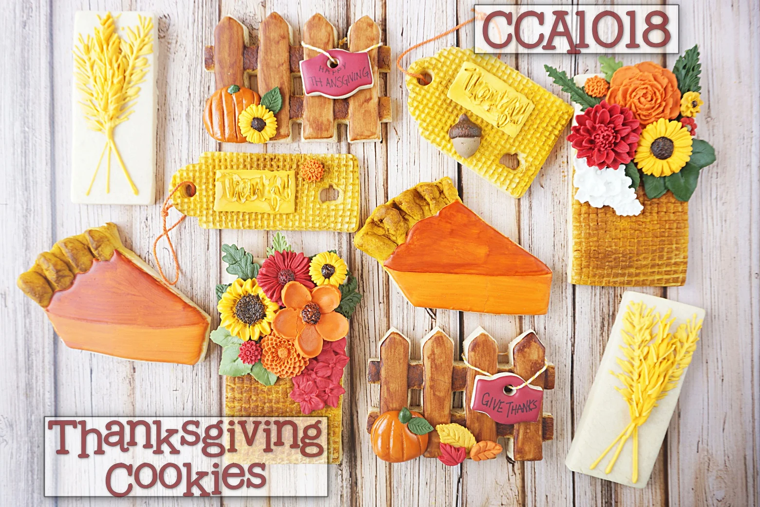 CCA1018: Thanksgiving Cookies Decorating Class - October 2018