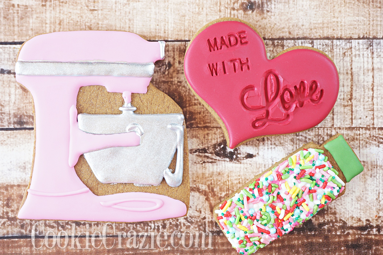  Made with Love Heart Decorated Sugar Cookies YouTube video  HERE  