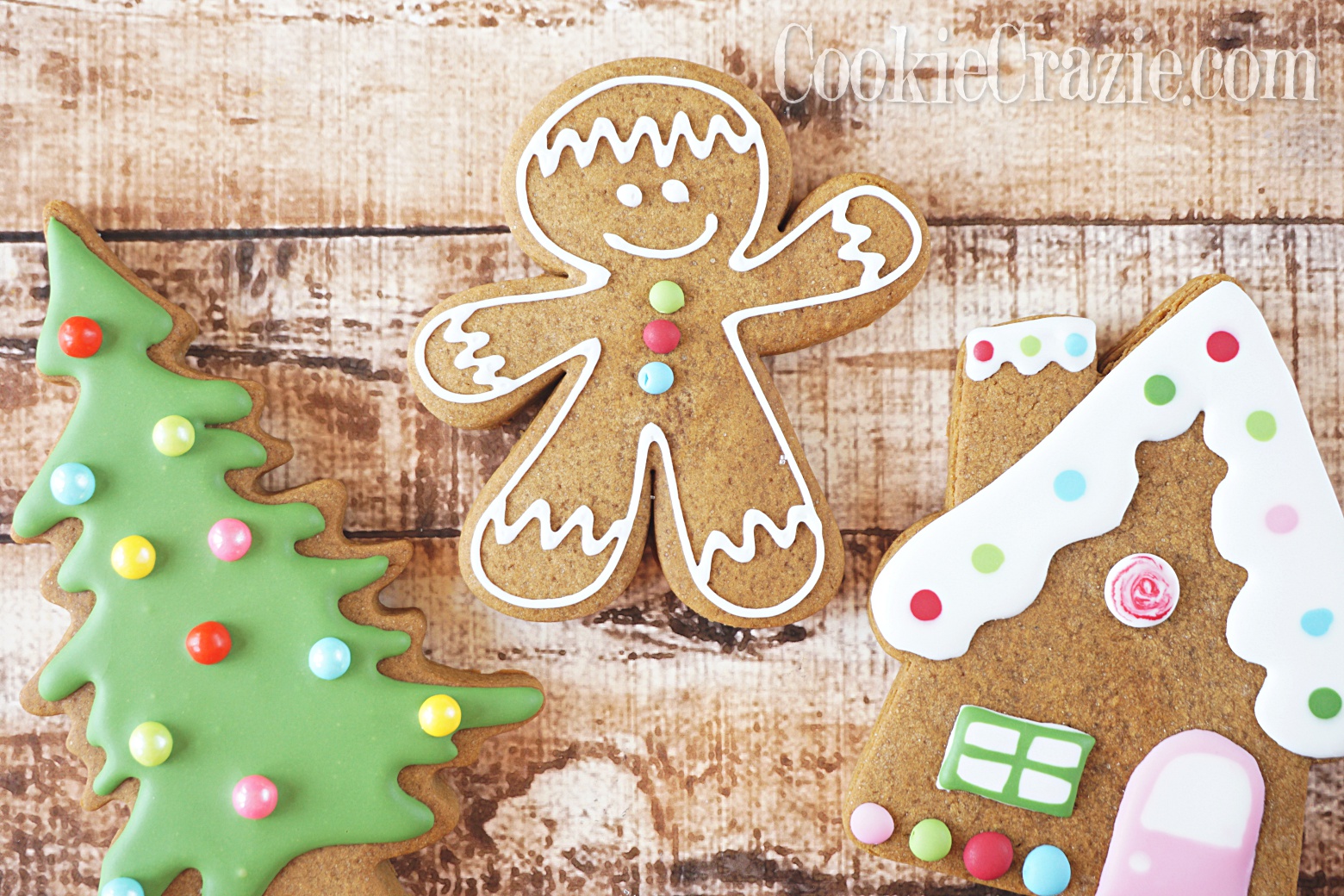  Gingerbread Man Decorated Sugar Cookie YouTube video  HERE  