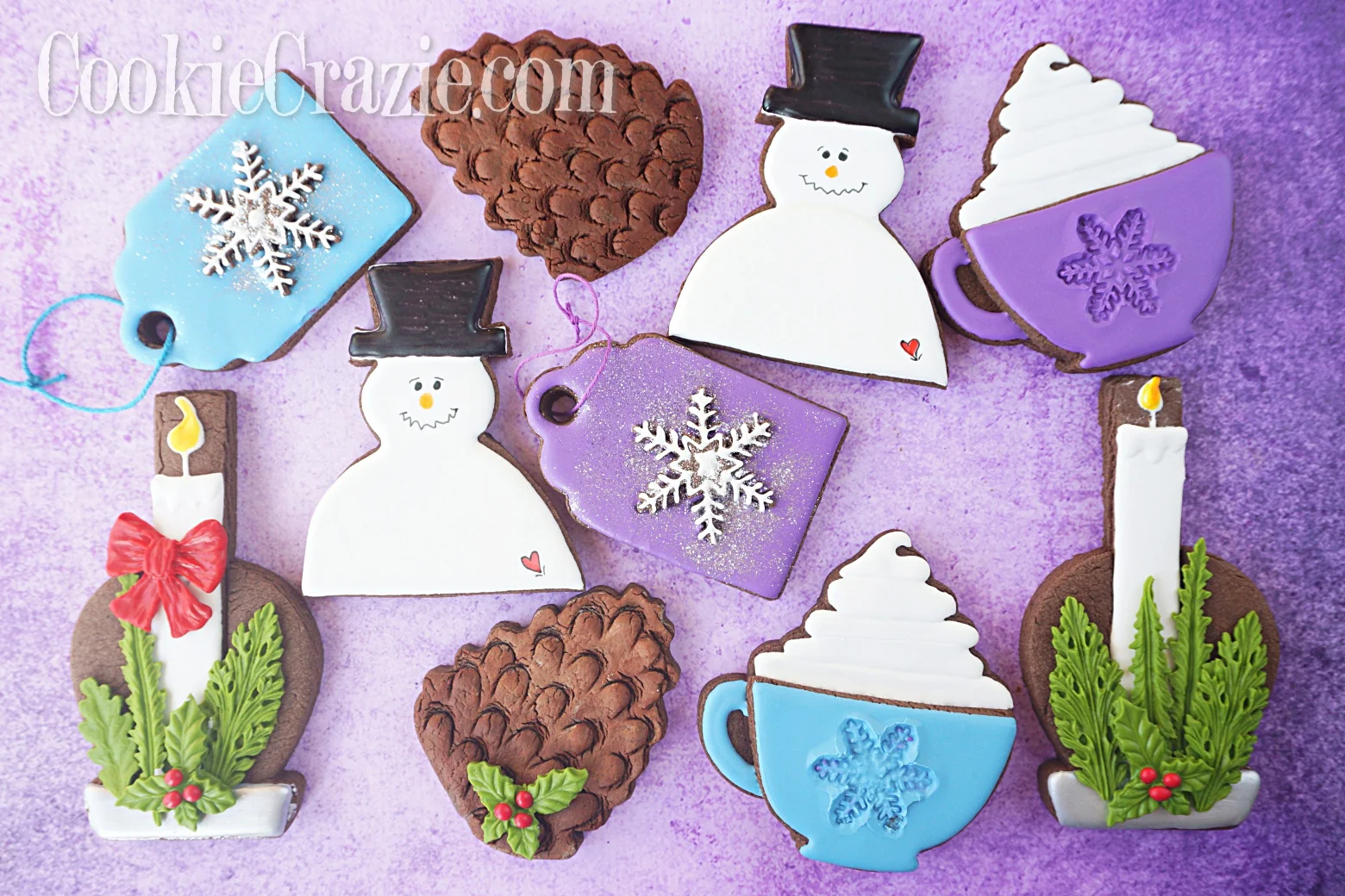 NEW CookieCrazie Online Decorating Class: Winter Cookies