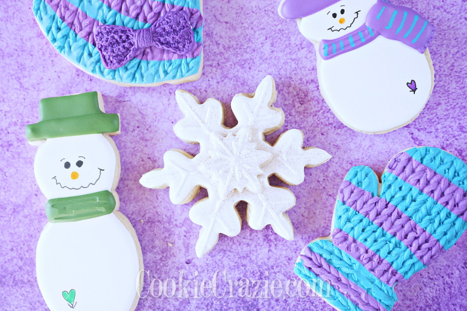  Snowflake Decorated Sugar Cookies YouTube video  HERE  