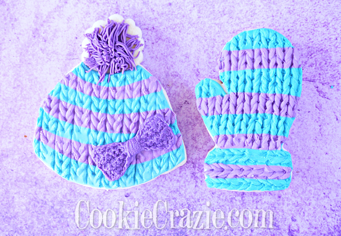  Winter Hat Decorated Sugar Cookie YouTube video  HERE  