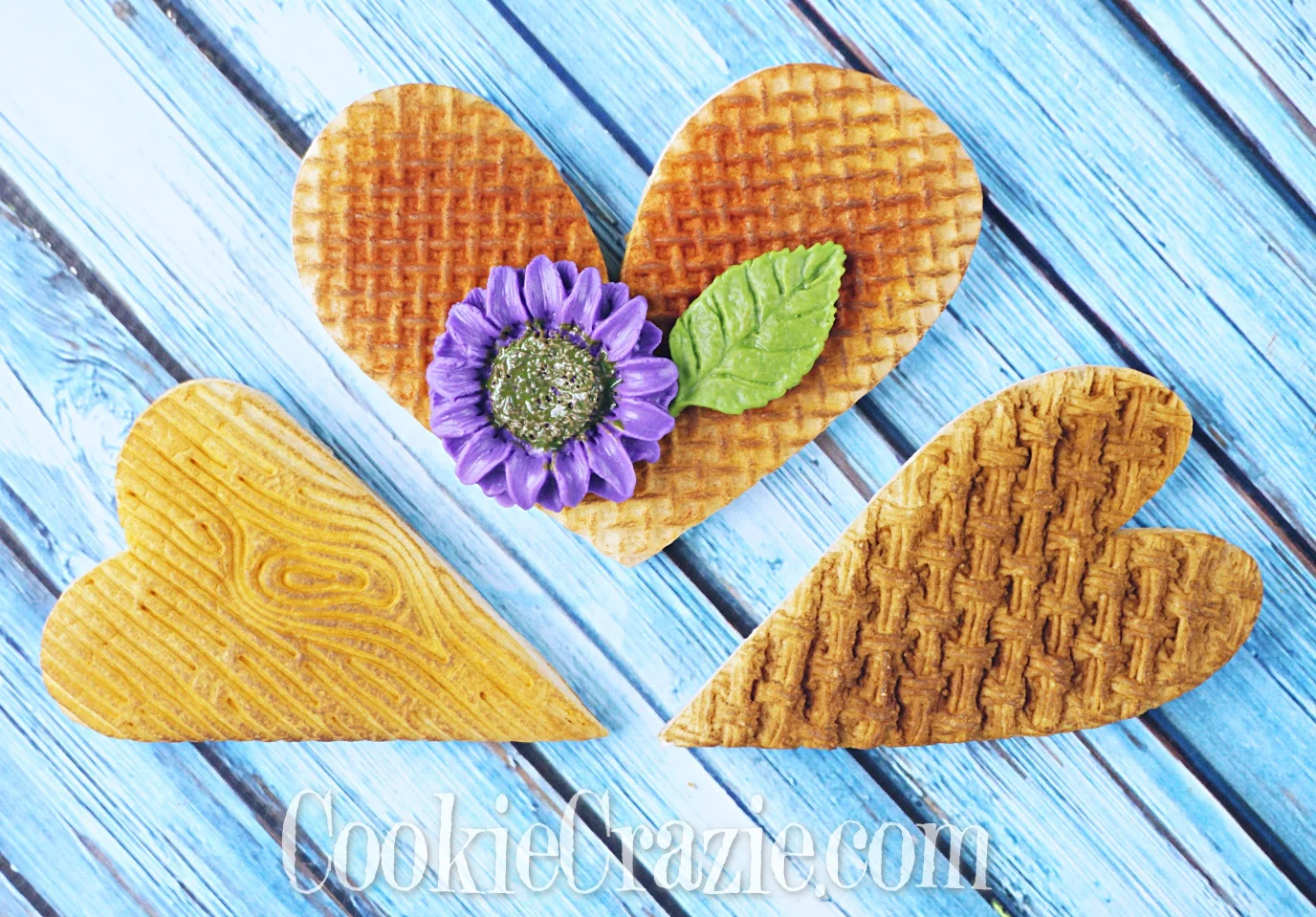  Basket, Burlap &amp; Woodgrain Valentines Heart Decorated Sugar Cookies YouTube video  HERE  