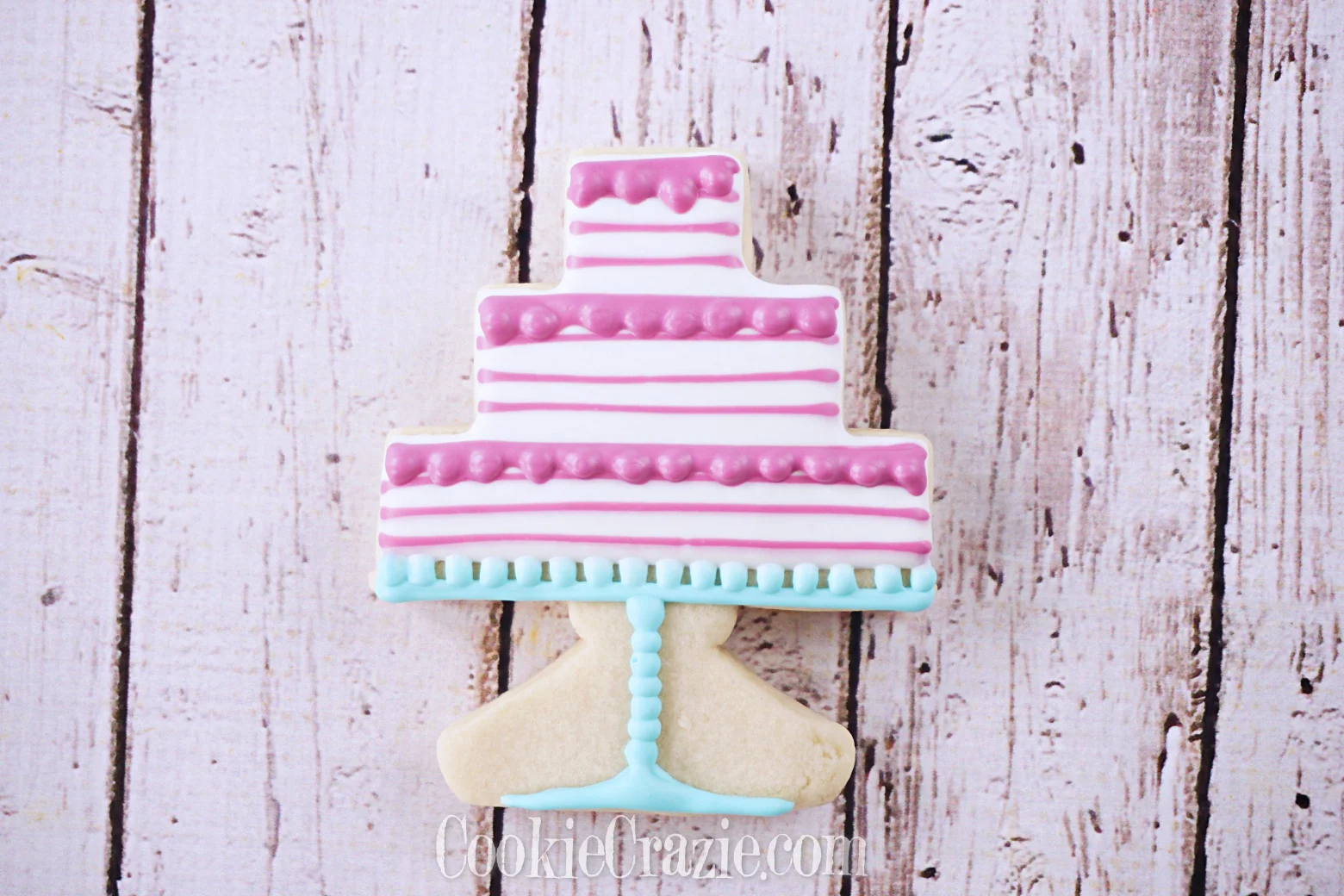  Happy Birthday 3 Tier Pedestal Cake Decorated Sugar Cookie YouTube video  HERE  