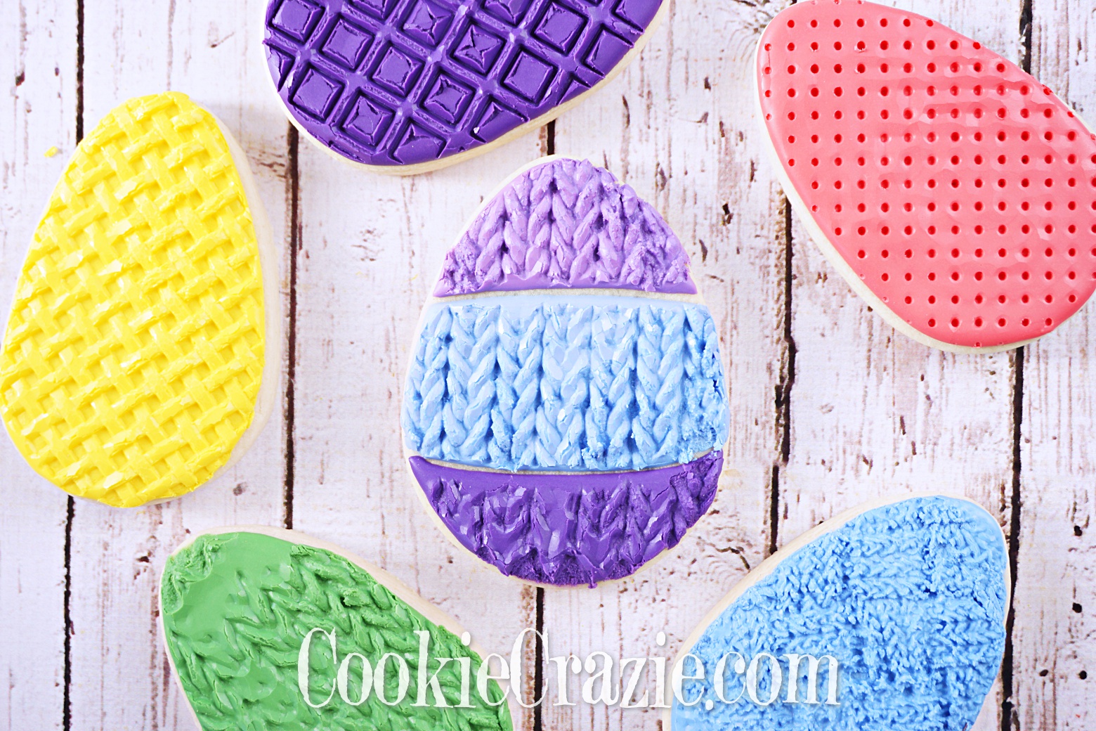  Knitted Easter Egg Decorated Sugar Cookie YouTube video  HERE  