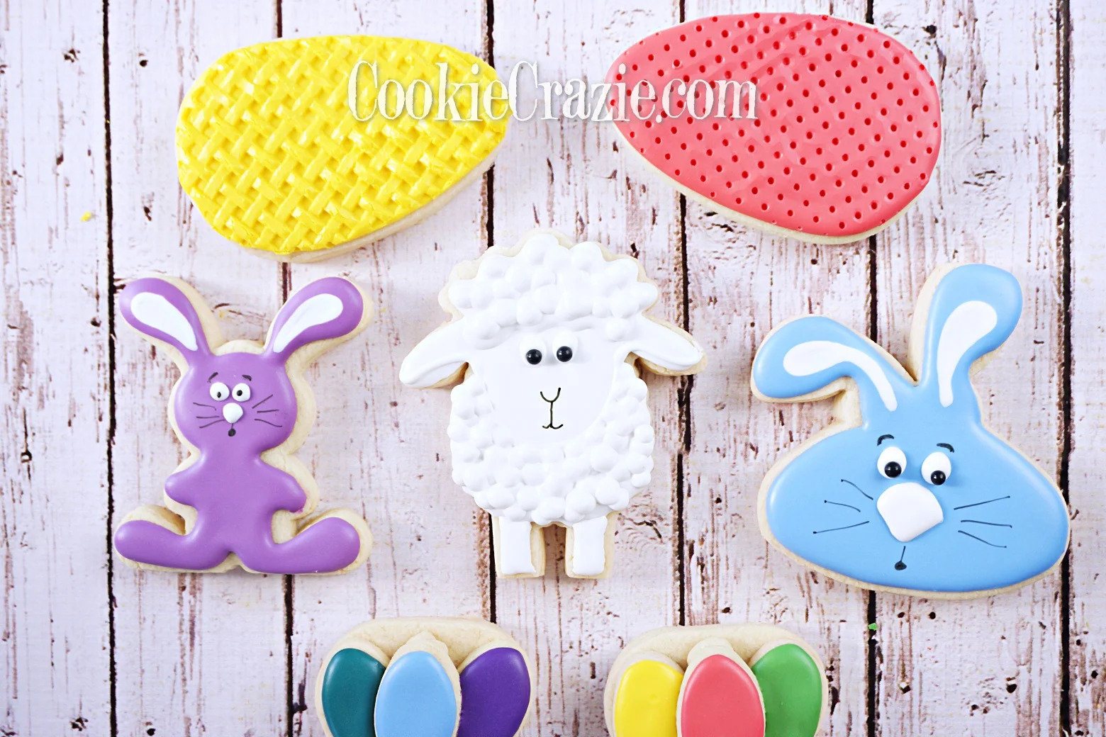 Lamb Decorated Sugar Cookie