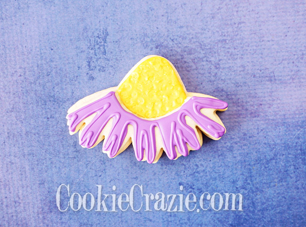  Coneflower Decorated Sugar Cookie YouTube video  HERE  