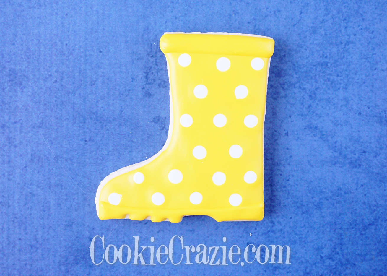  Rain Boot Decorated Sugar Cookie YouTube video  HERE  