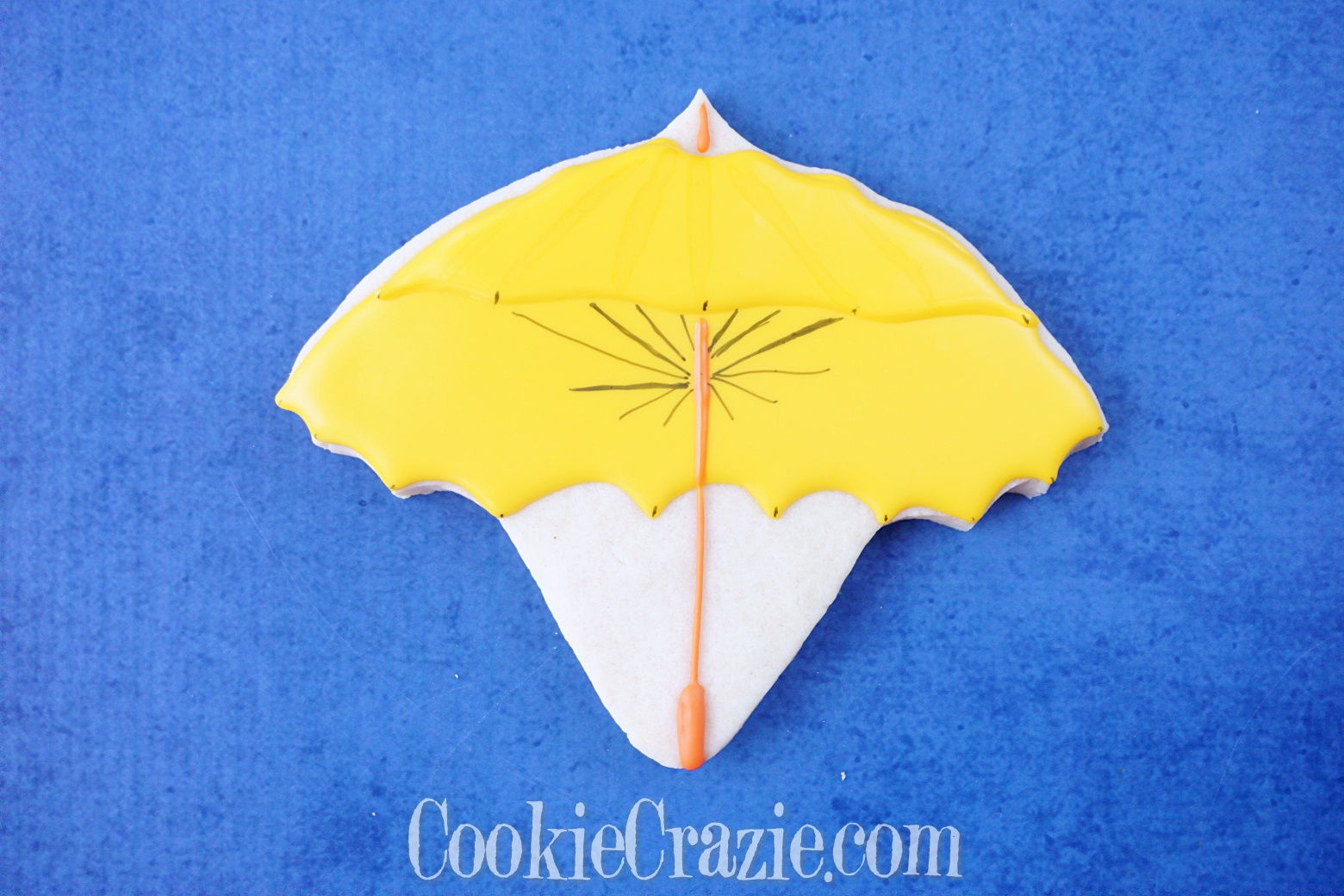  Umbrella Decorated Sugar Cookie YouTube video  HERE  