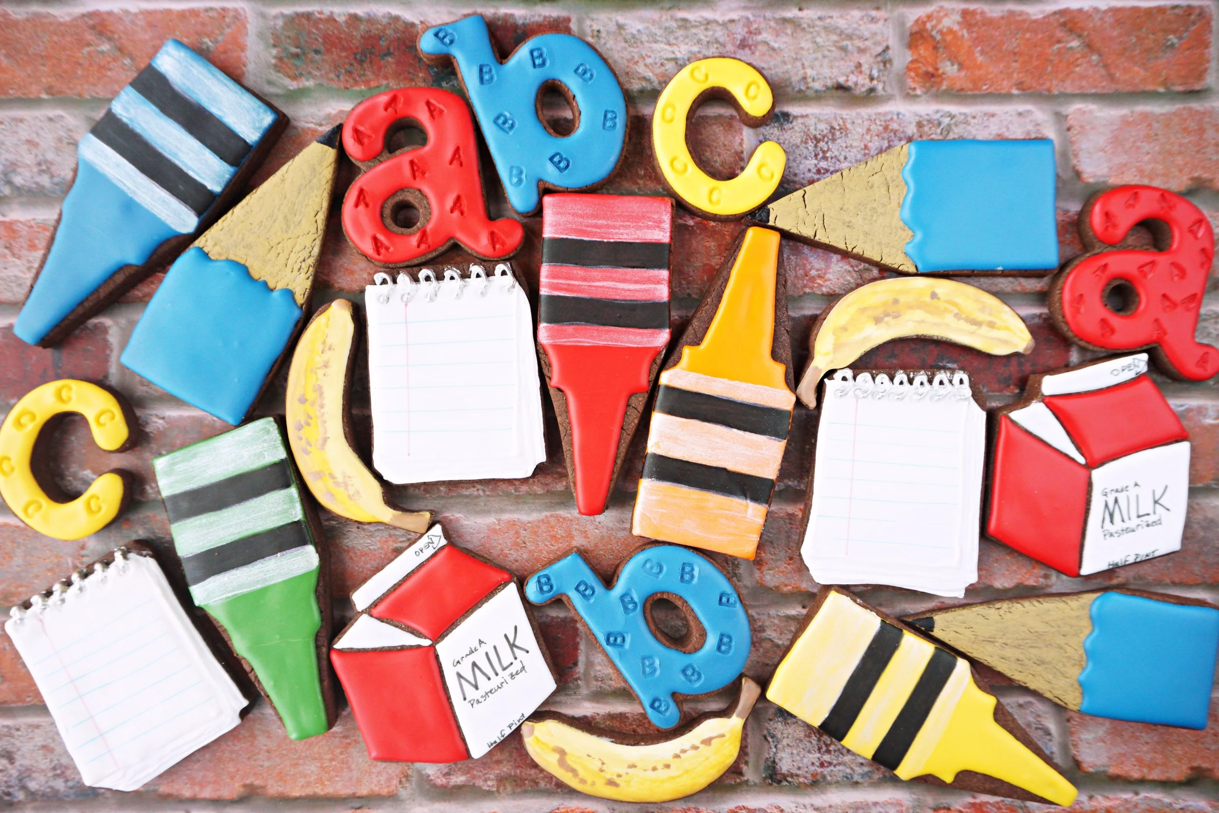 NEW CookieCrazie Online Decorating Class: Back To School Cookies