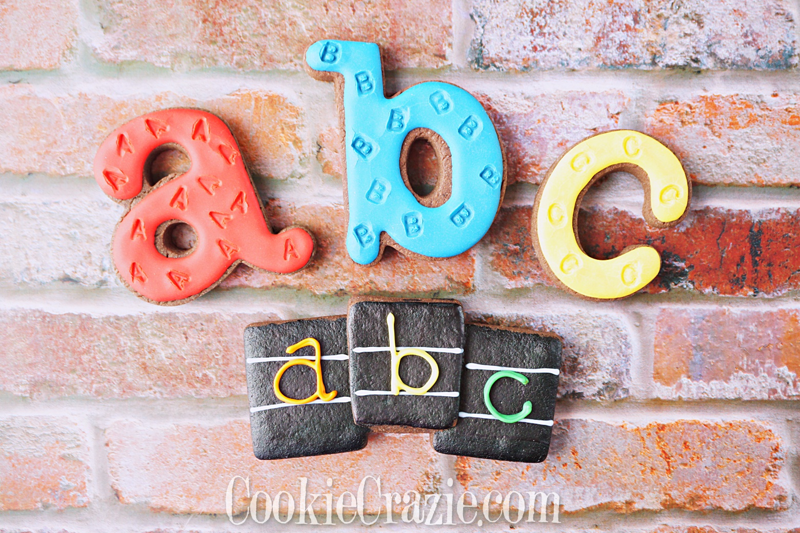  ABC Trio Decorated Sugar Cookie YouTube video  HERE  