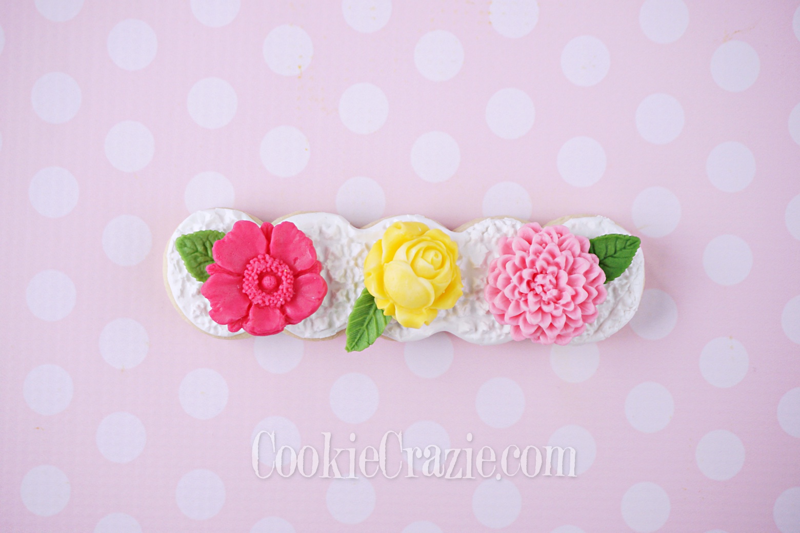  Flower Delight Decorated Sugar Cookie YouTube video  HERE  