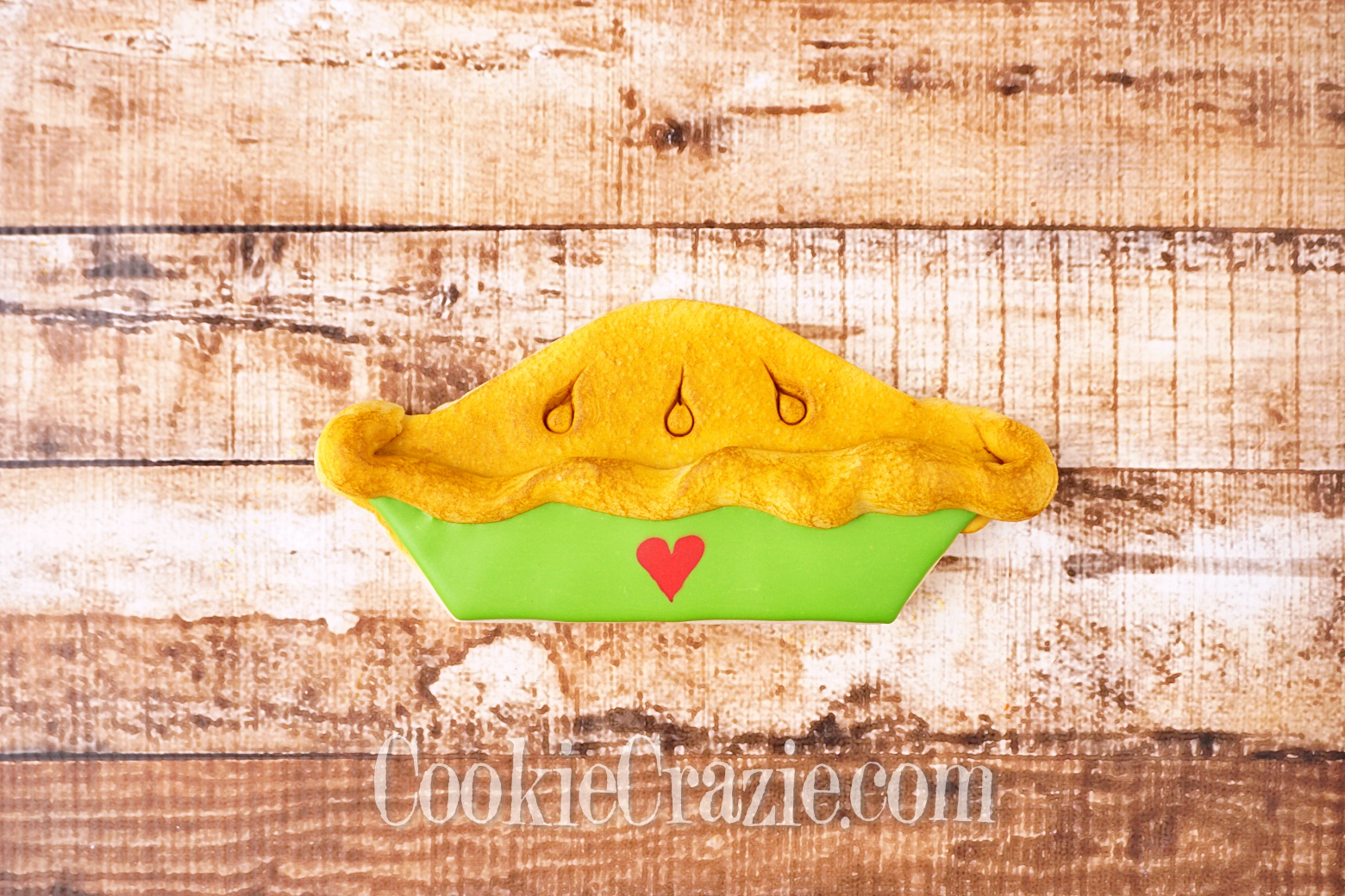  Apple Pie Decorated Sugar Cookie YouTube video  HERE  