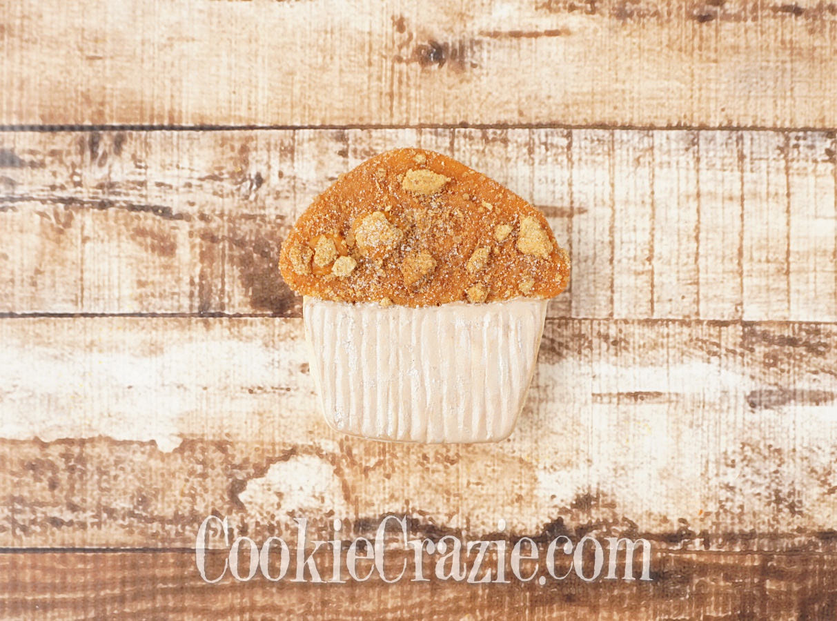  Apple Crumb Muffin Decorated Sugar Cookie YouTube video  HERE  