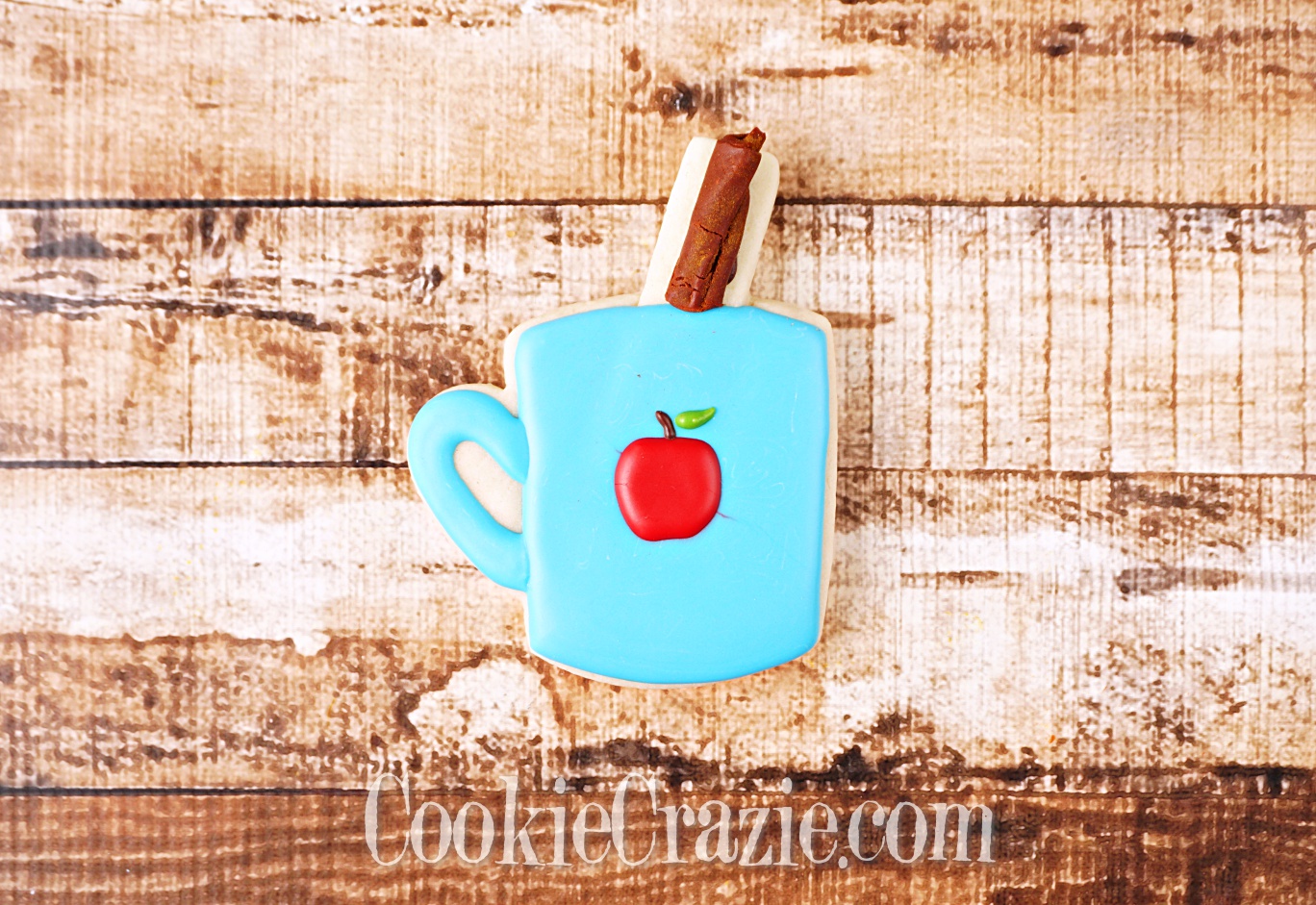  Apple Harvest Mug with Cinnamon Stick Decorated Sugar Cookie YouTube video  HERE  