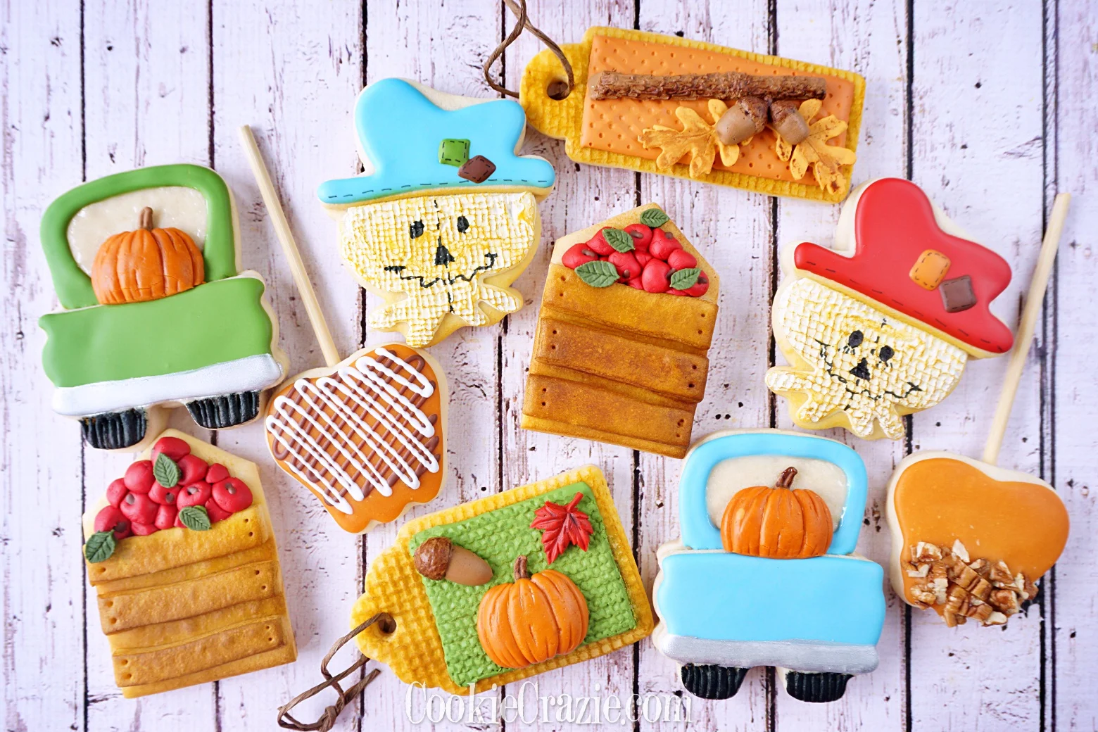 NEW CookieCrazie Online Decorating Class: Autumn Cookies