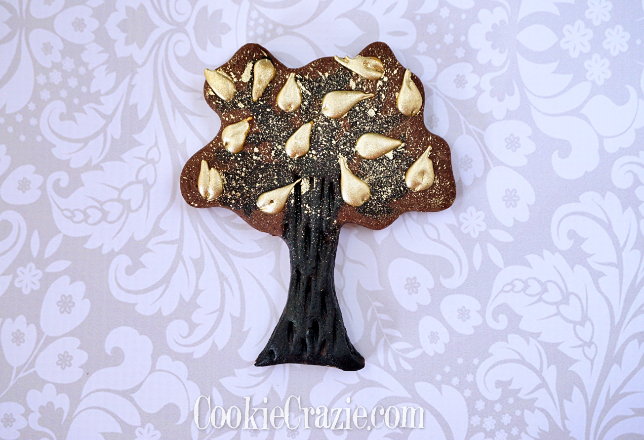  Autumn Bliss Tree Decorated Sugar Cookie YouTube video  HERE  