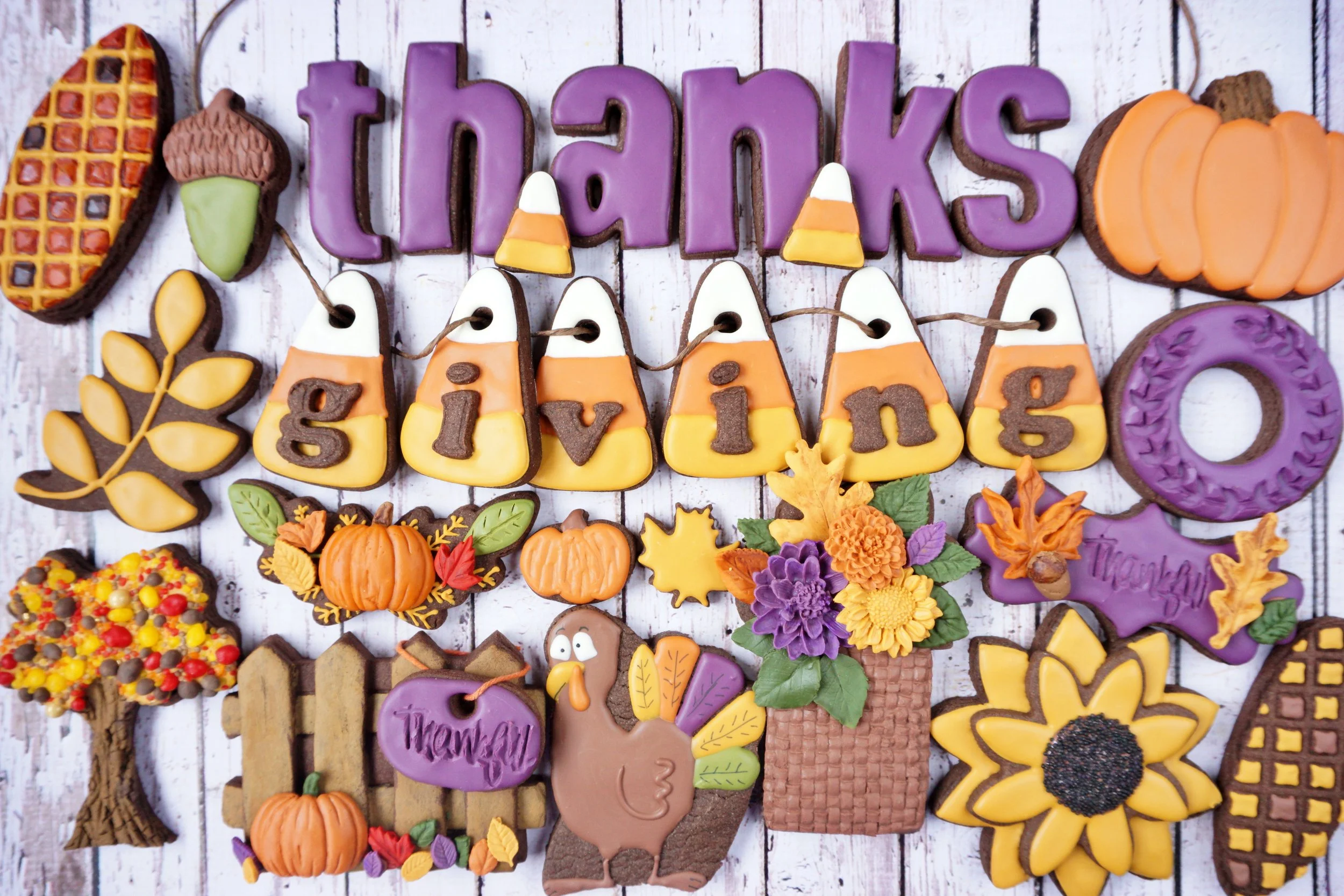 Thanksgiving Decorated Cookie Collection 2019