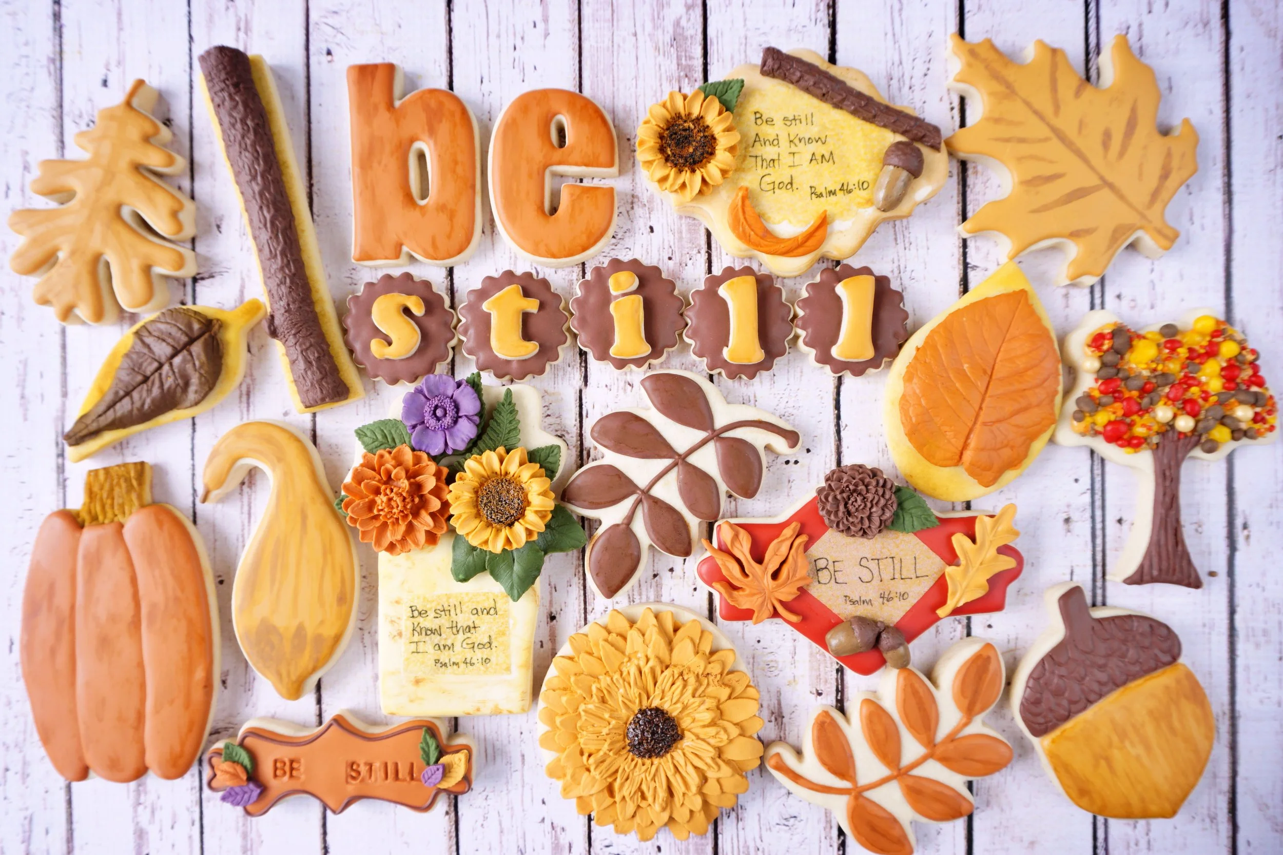 Be Still Fall Decorated Cookie Collection