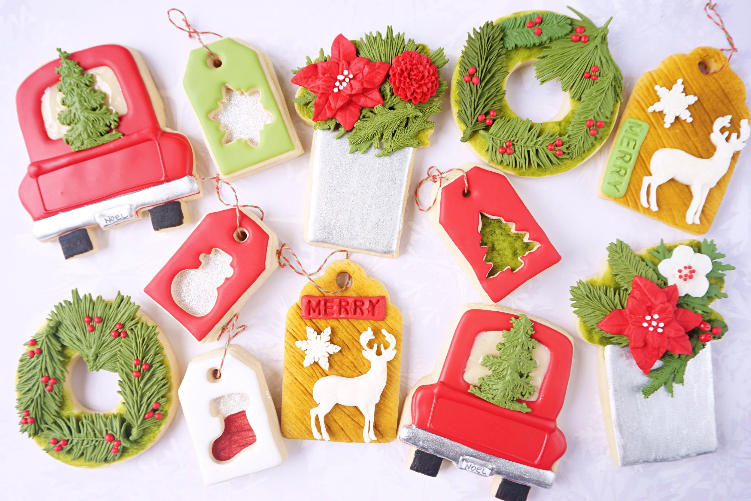 NEW CookieCrazie Online Decorating Class: Christmas Cookies