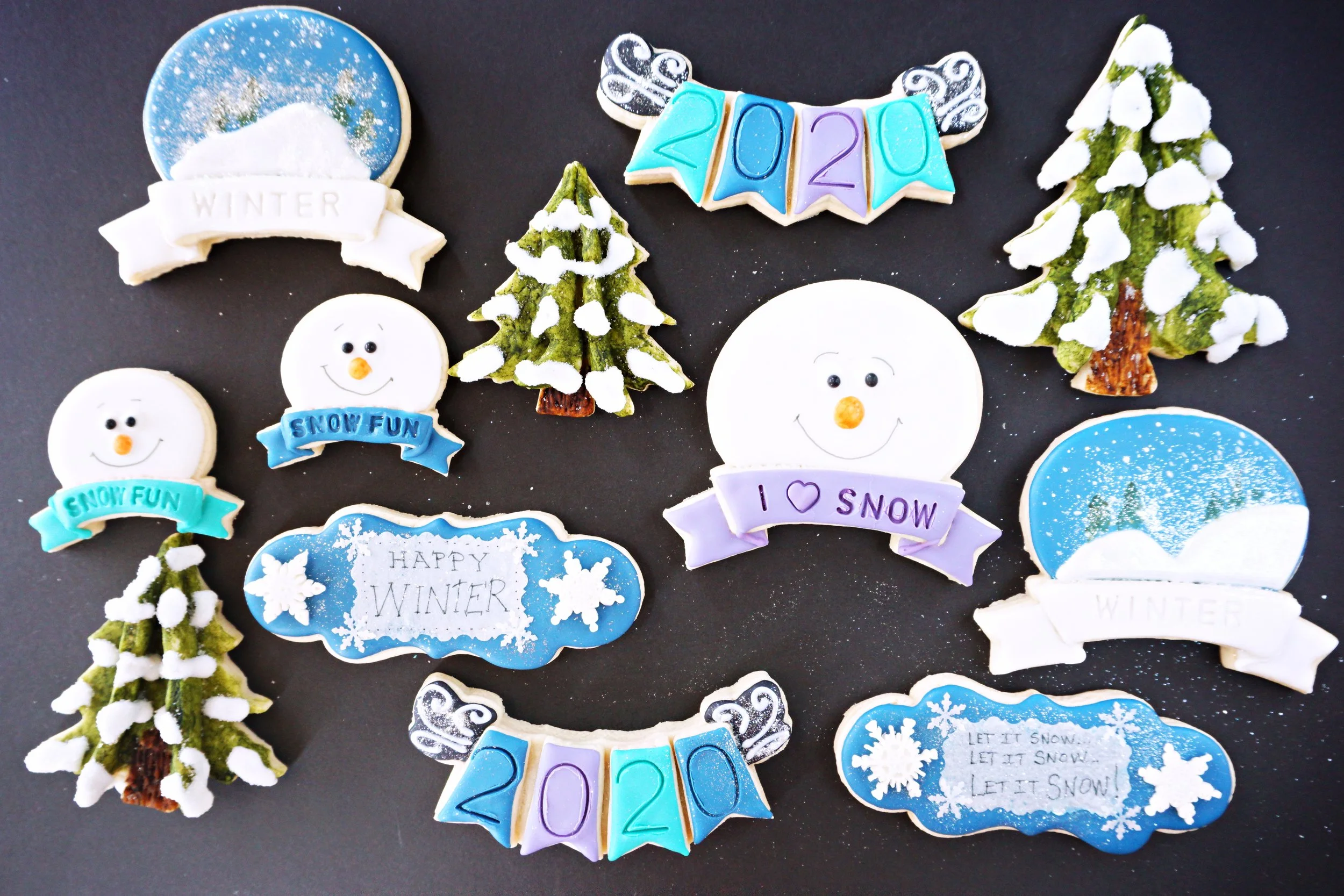 NEW CookieCrazie Online Decorating Class: Winter Cookies