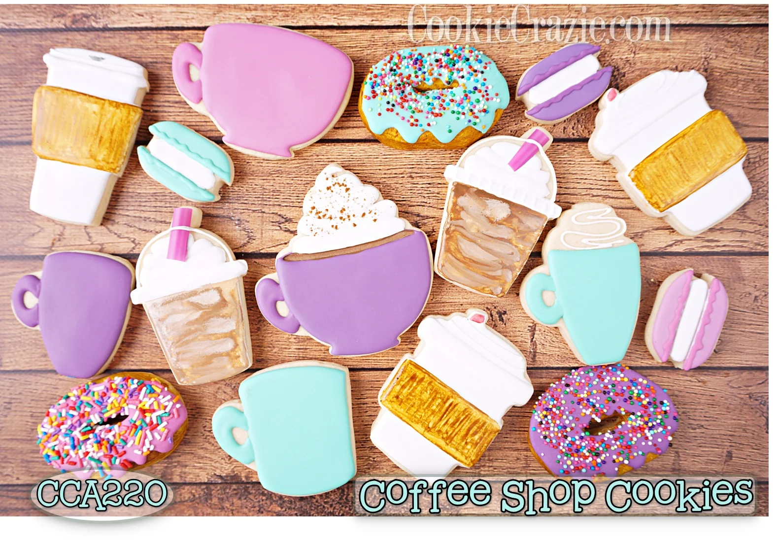 CCA220: Coffee Shop Cookies Decorating Class - February 2020