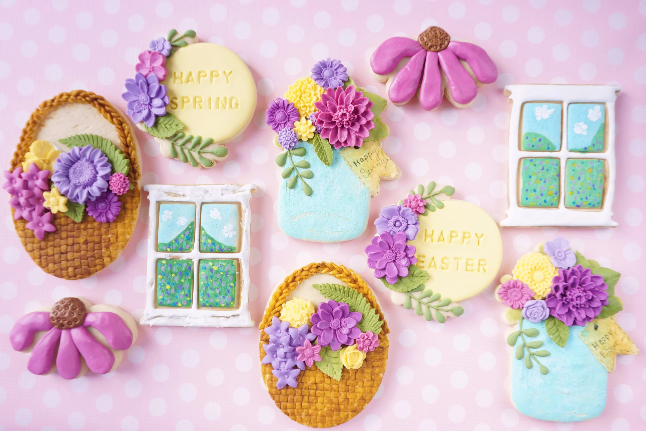 Last CookieCrazie Academy Online Decorating Class: Spring Cookies