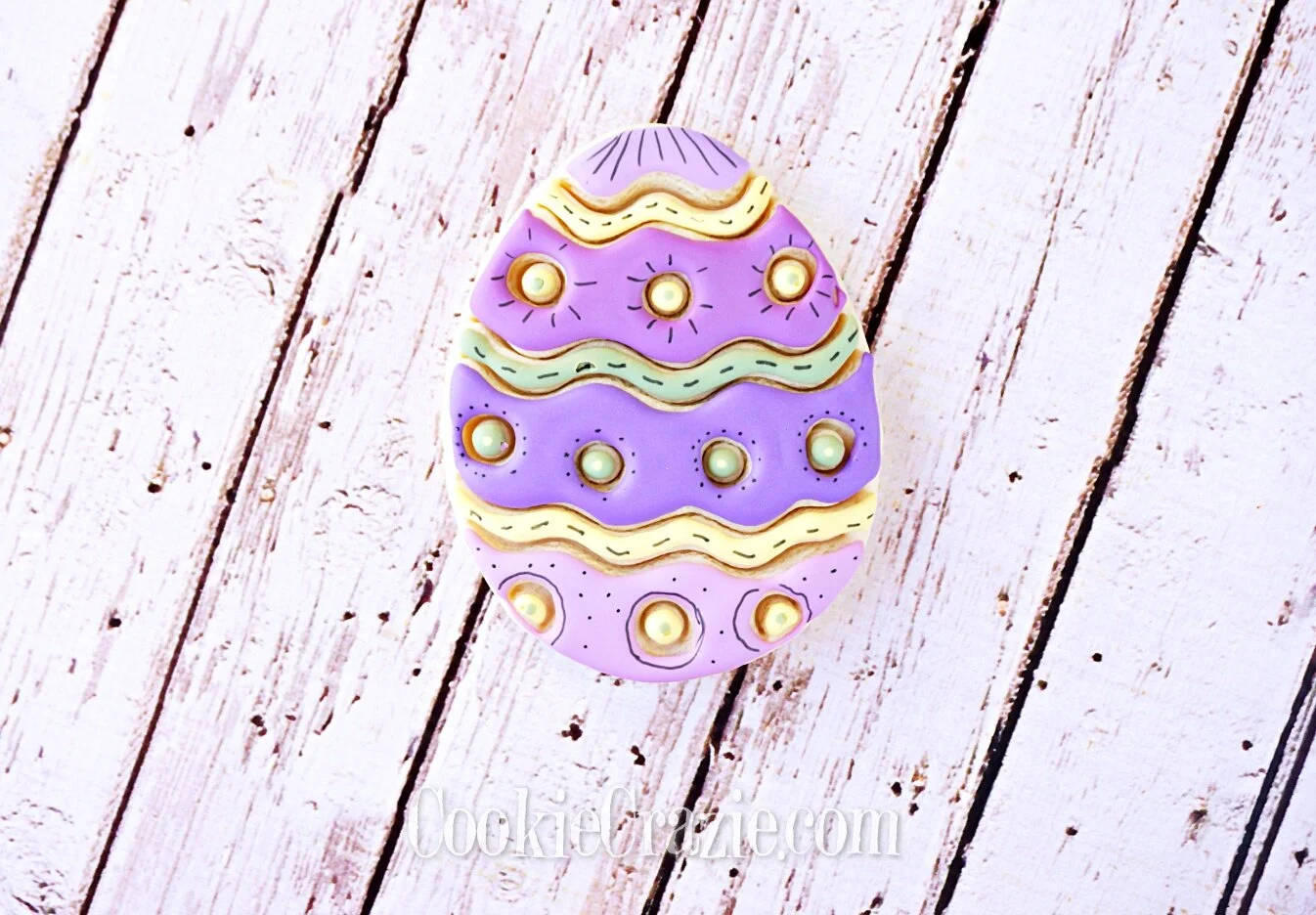  Easter Egg Decorated Sugar Cookie YouTube video  HERE  
