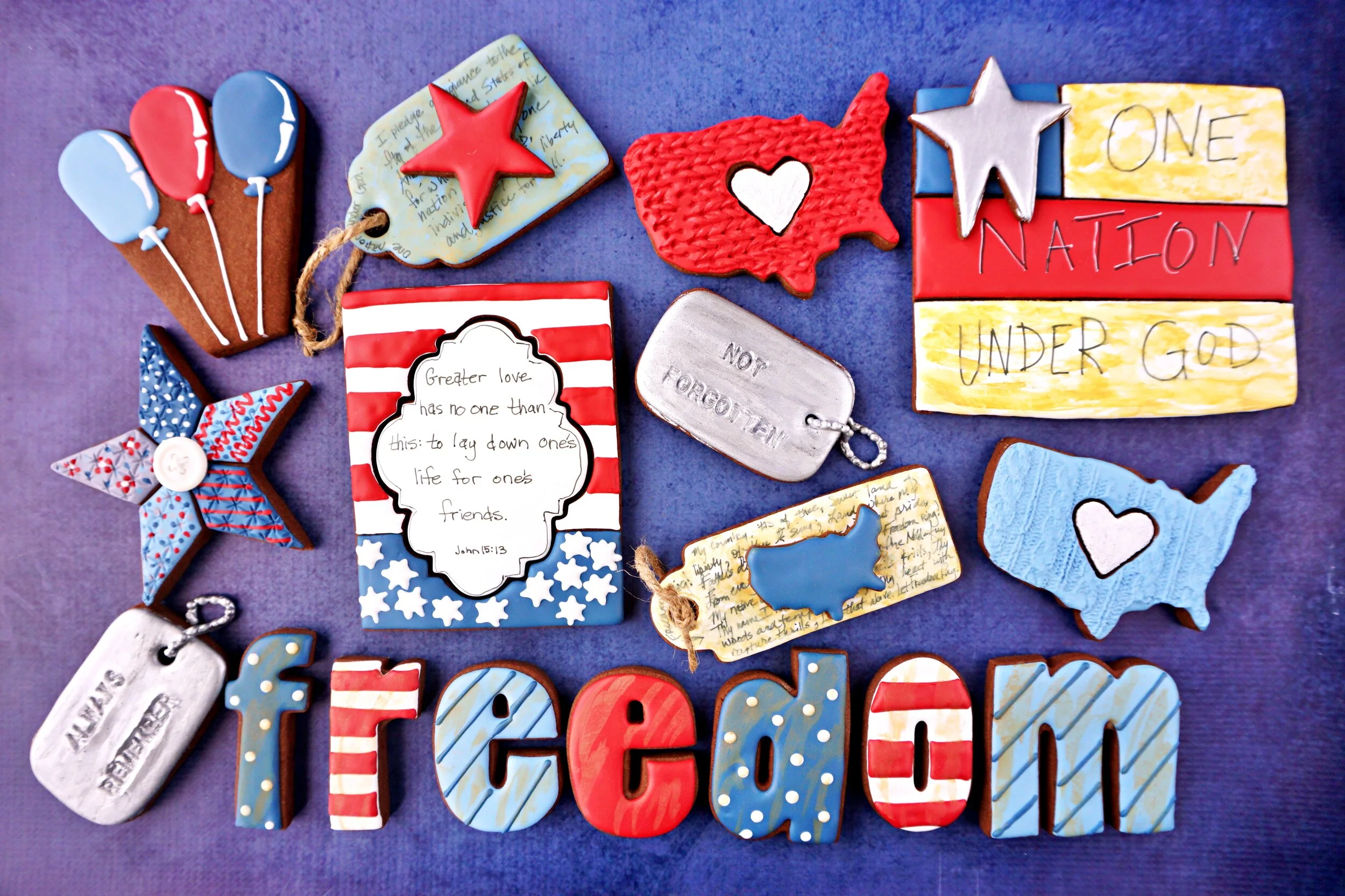 Freedom Decorated Cookie Collection