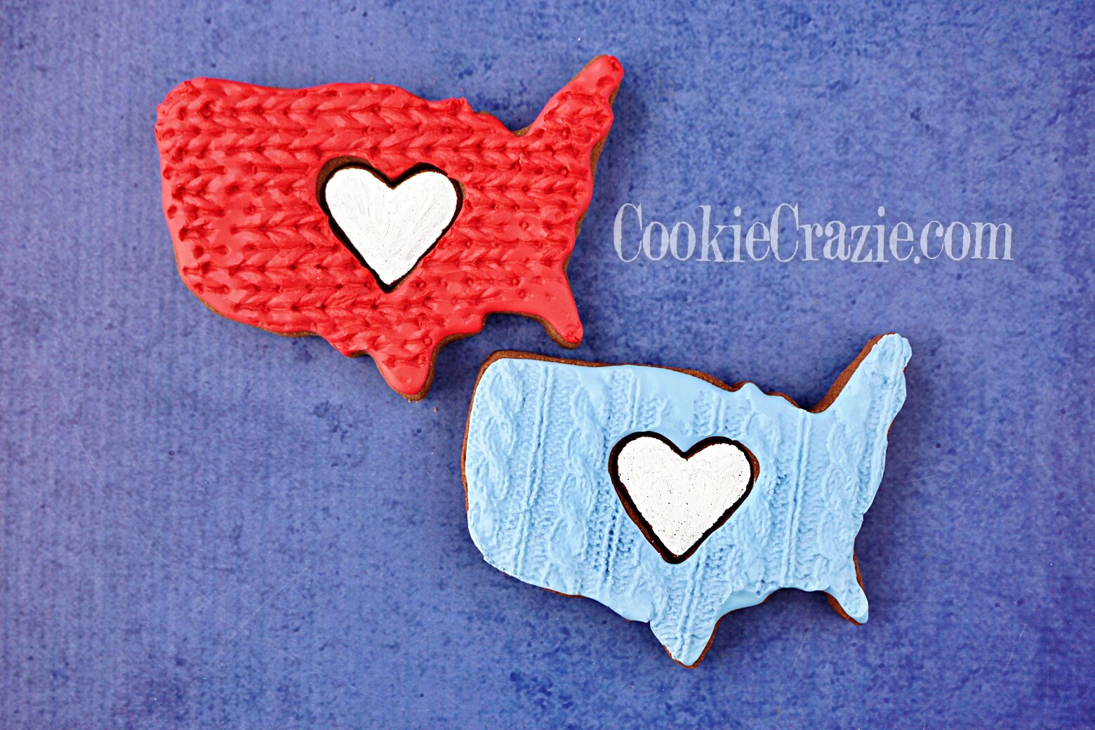  Knitted USA Decorated Sugar Cookie YouTube video  HERE  