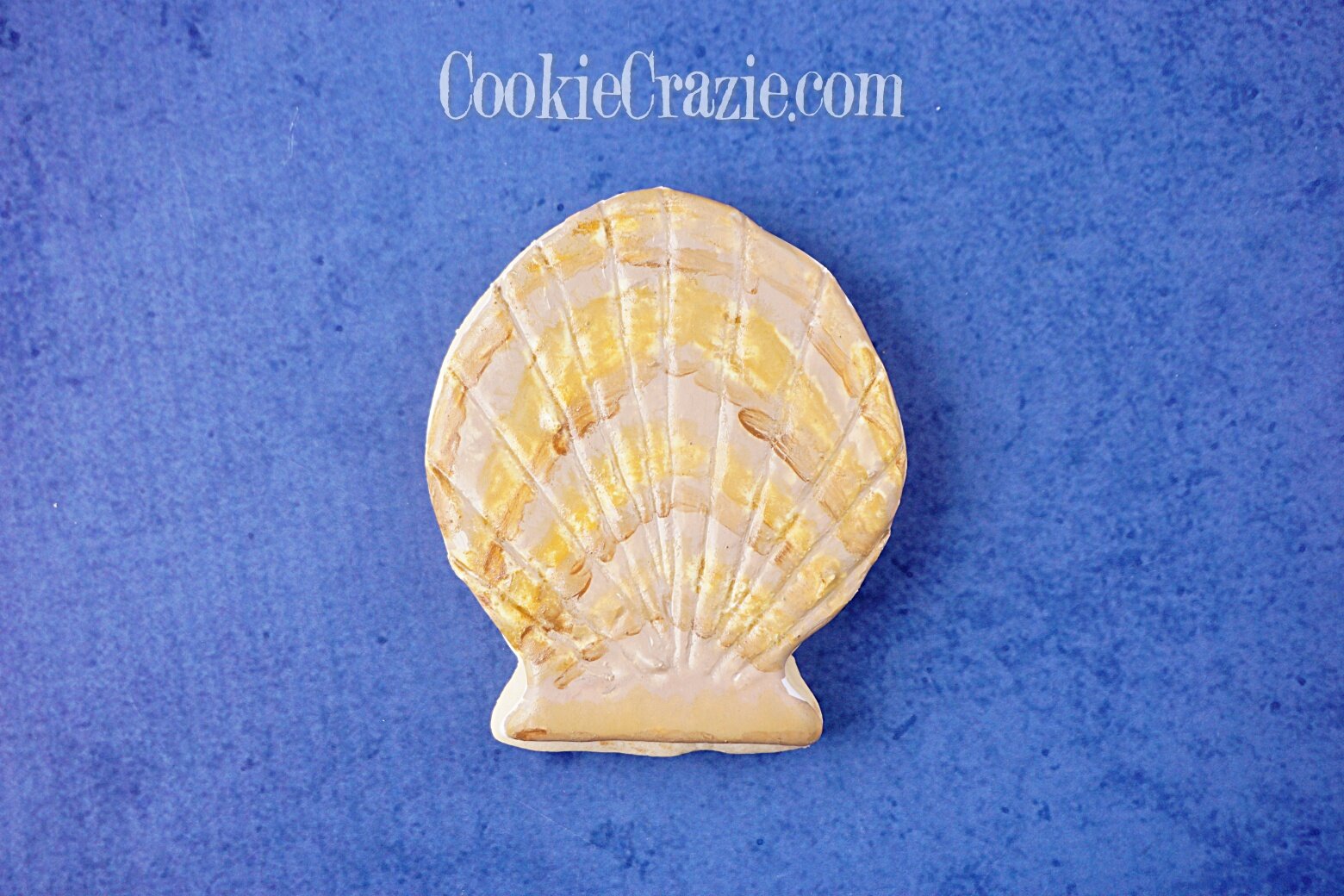  Seashell Decorated Sugar Cookie YouTube video  HERE  